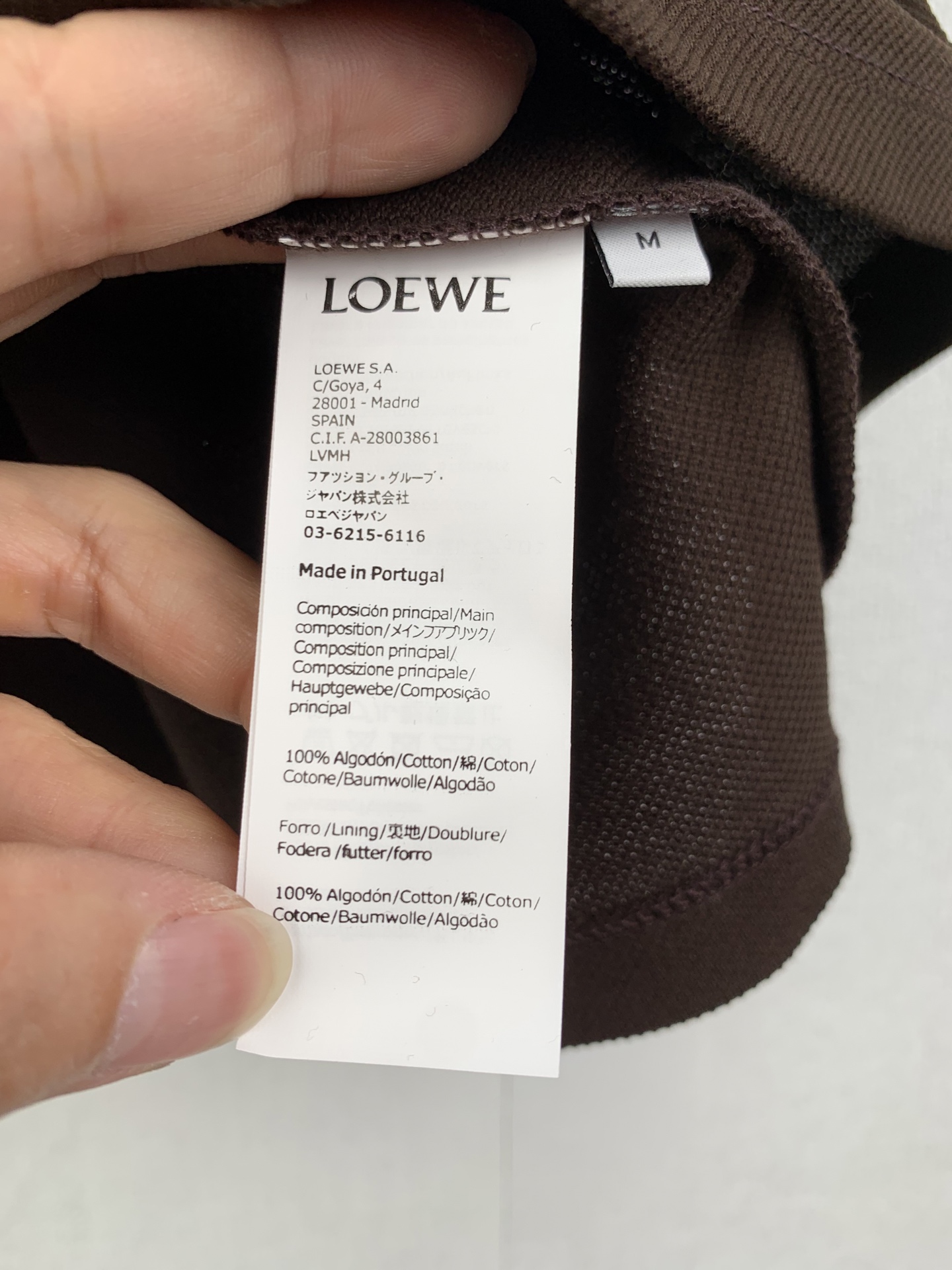 Loewe LOEWE Anagram 刺绣 logo短袖Polo衫