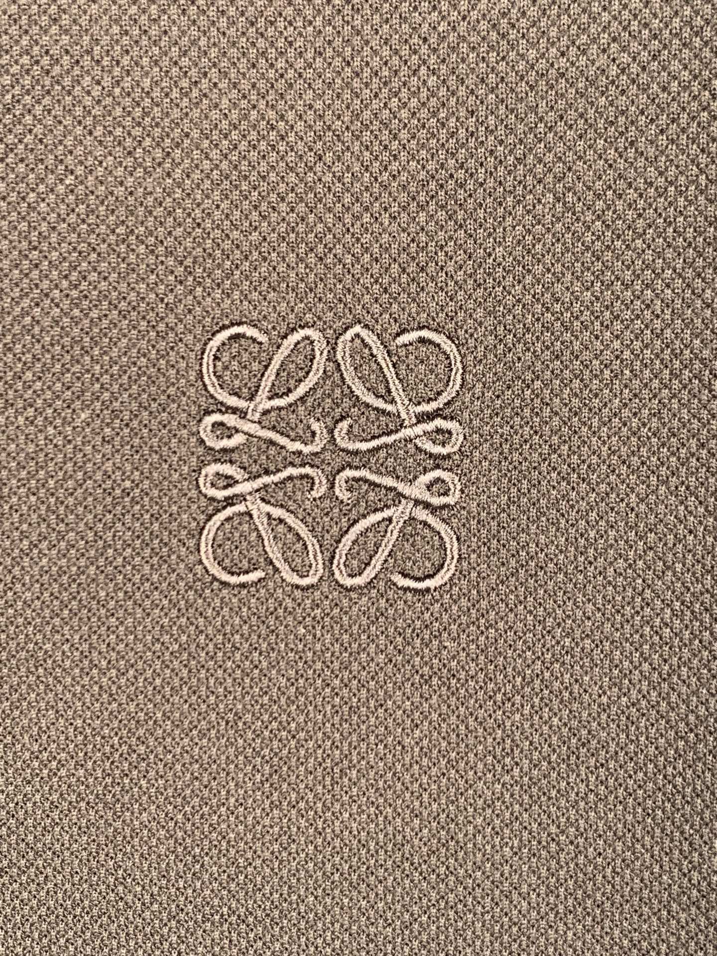 Loewe LOEWE Anagram 刺绣 logo短袖Polo衫