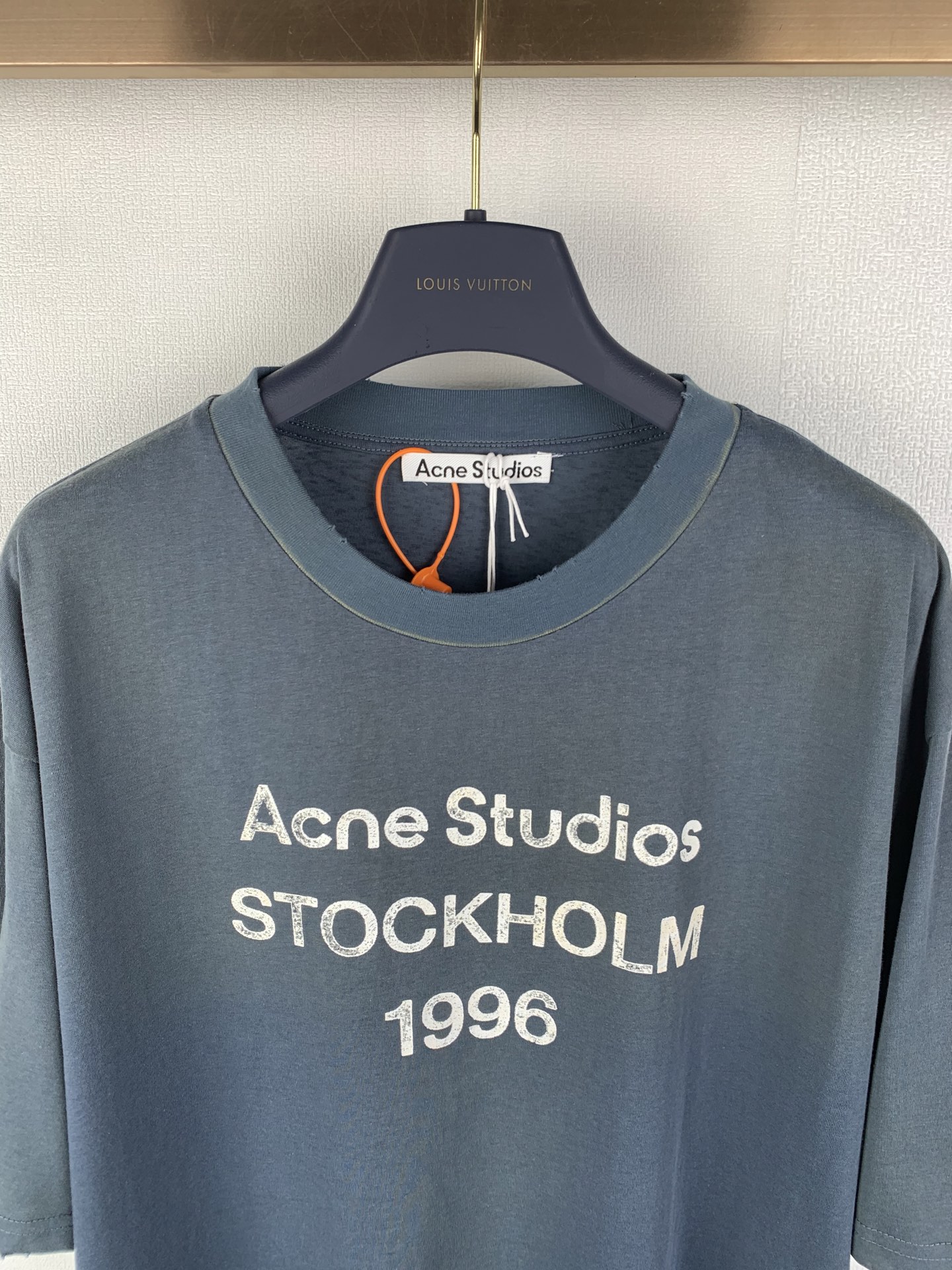 Acne Studios ACNE Studios 喷绘做旧徽标短袖T恤