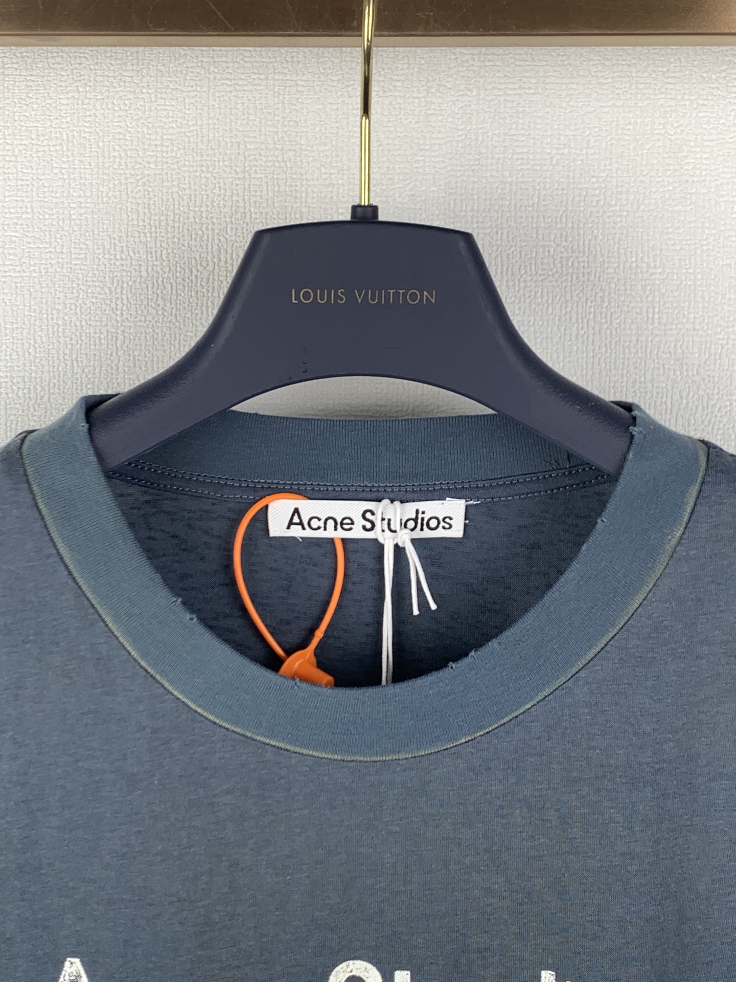 Acne Studios ACNE Studios 喷绘做旧徽标短袖T恤