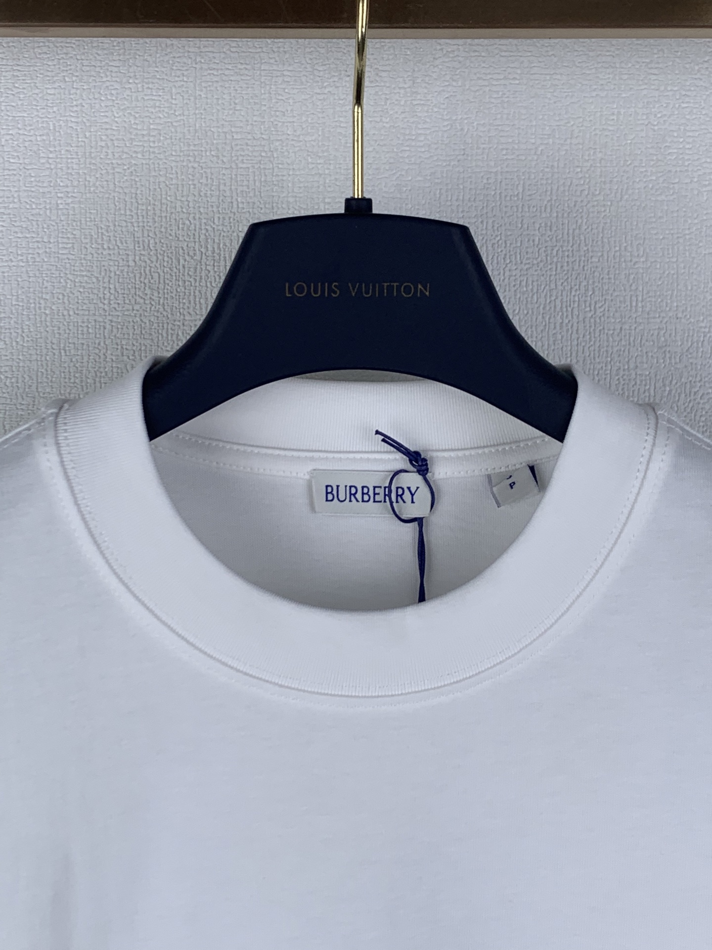 Burberry BURBERRY/巴宝莉 / 牙刷绣格纹徽标棉质短袖T恤