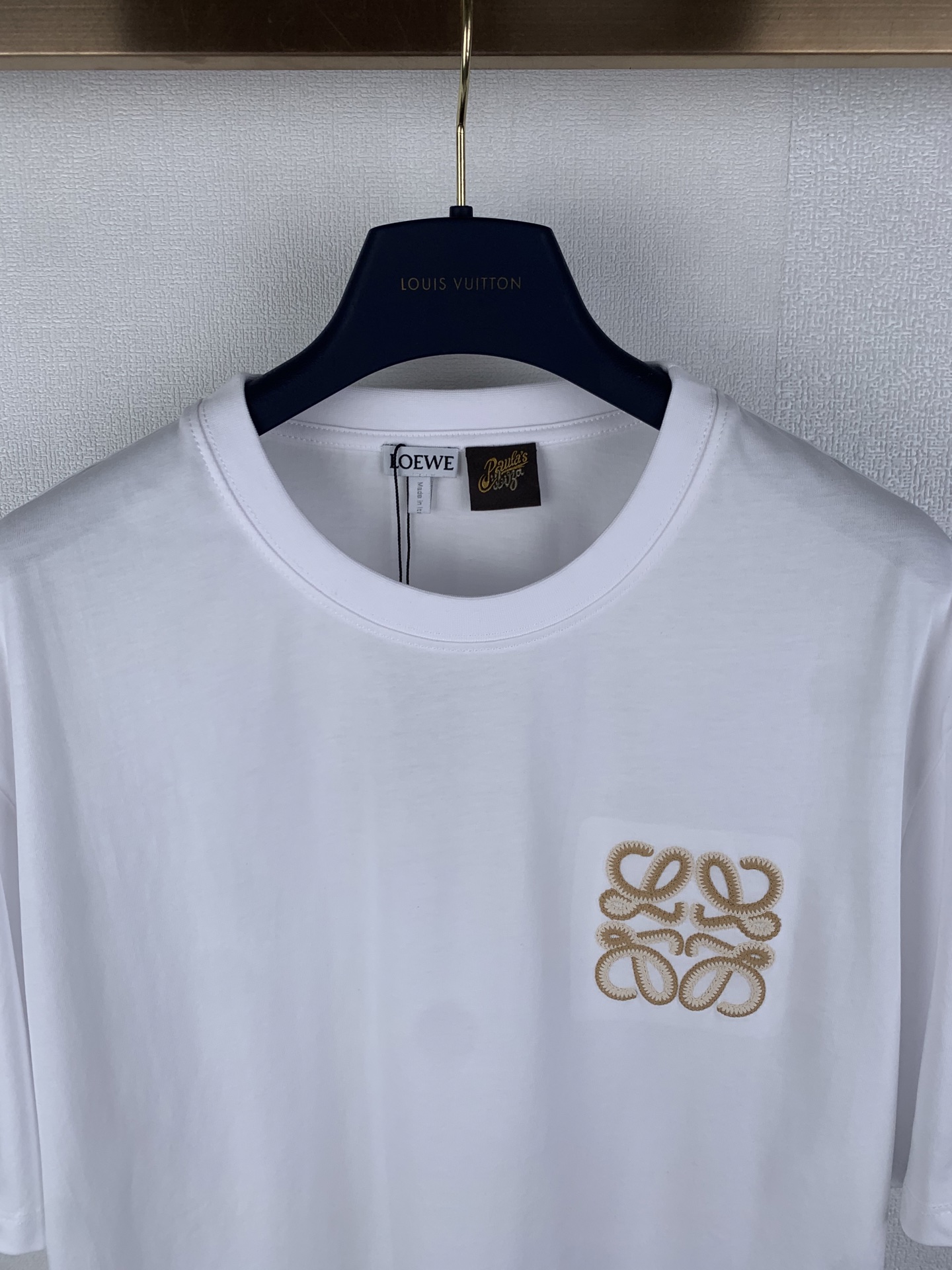 Loewe LOEWE/罗意威 双色Anagram刺绣 logo短袖T恤