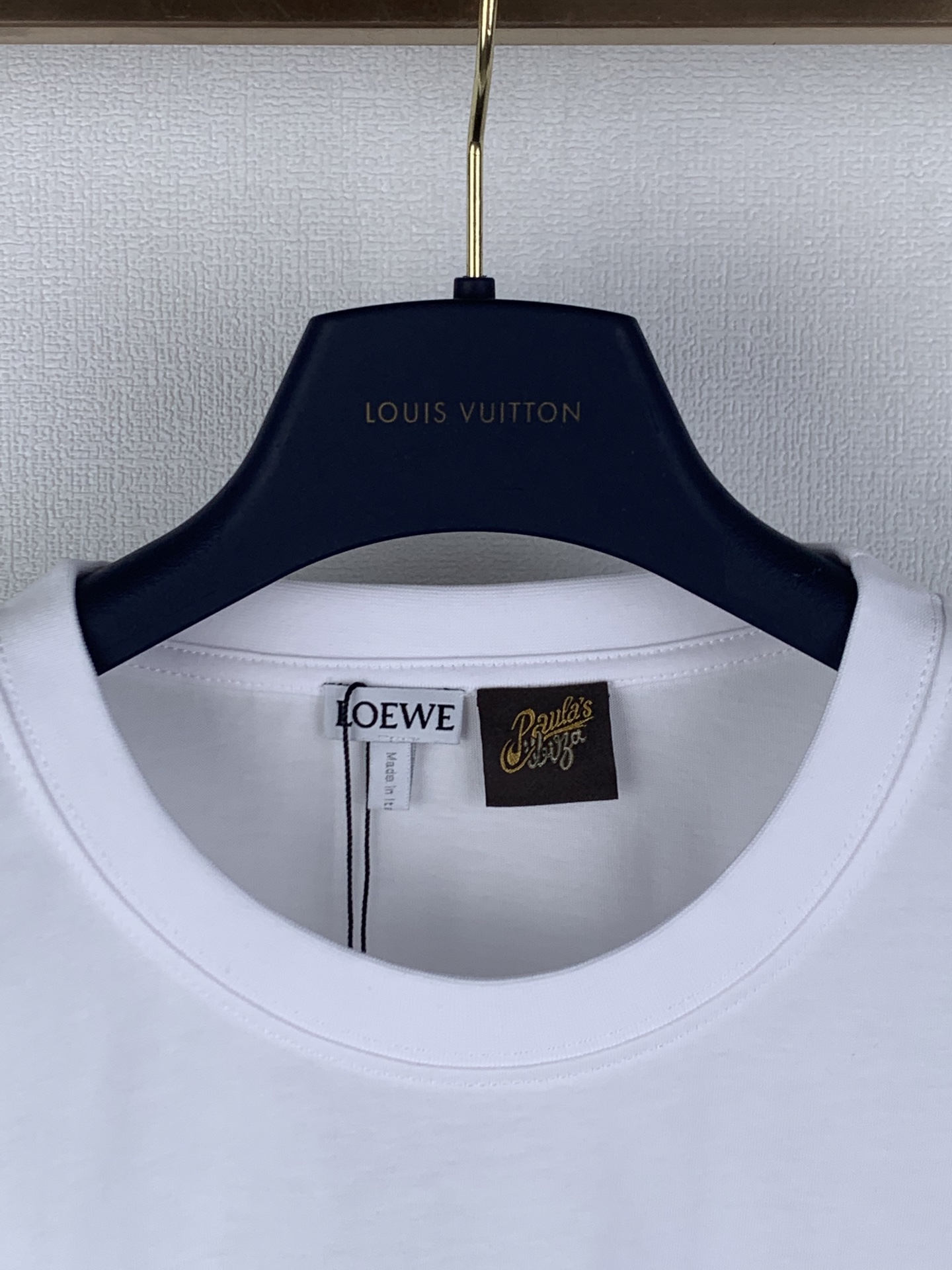 Loewe LOEWE/罗意威 双色Anagram刺绣 logo短袖T恤