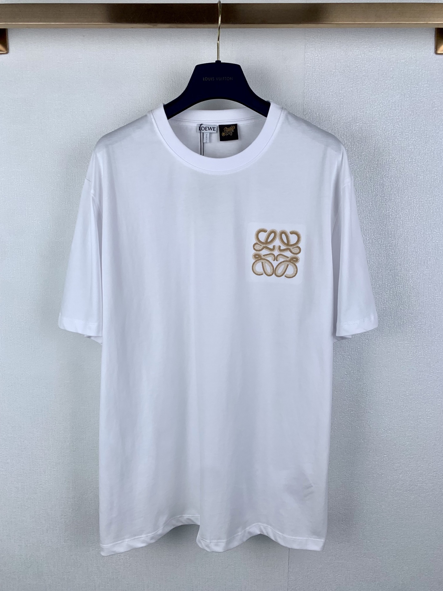 Loewe LOEWE/罗意威 双色Anagram刺绣 logo短袖T恤