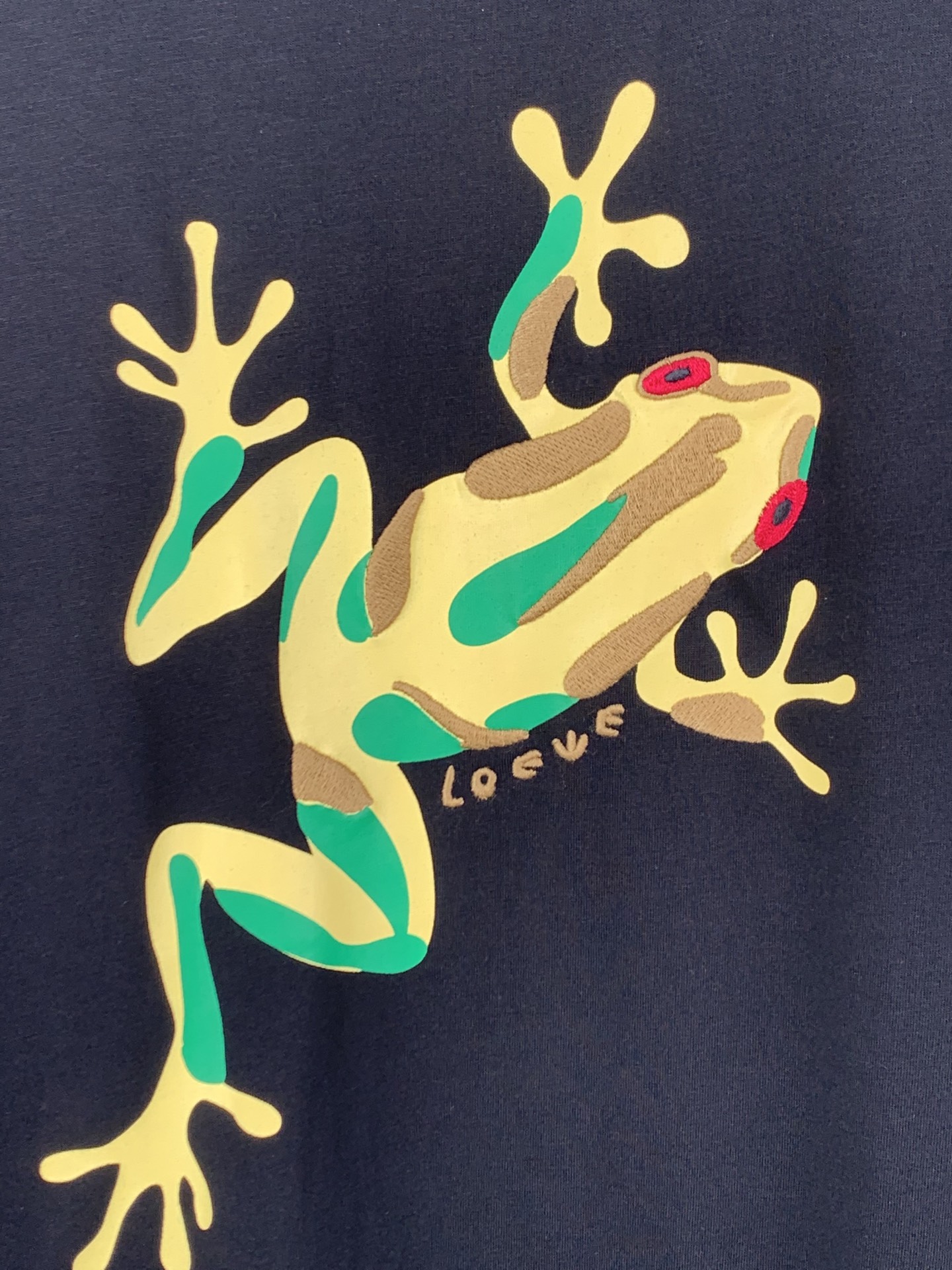 Loewe LOEWE/罗意威 青蛙印花刺绣标识短袖T恤