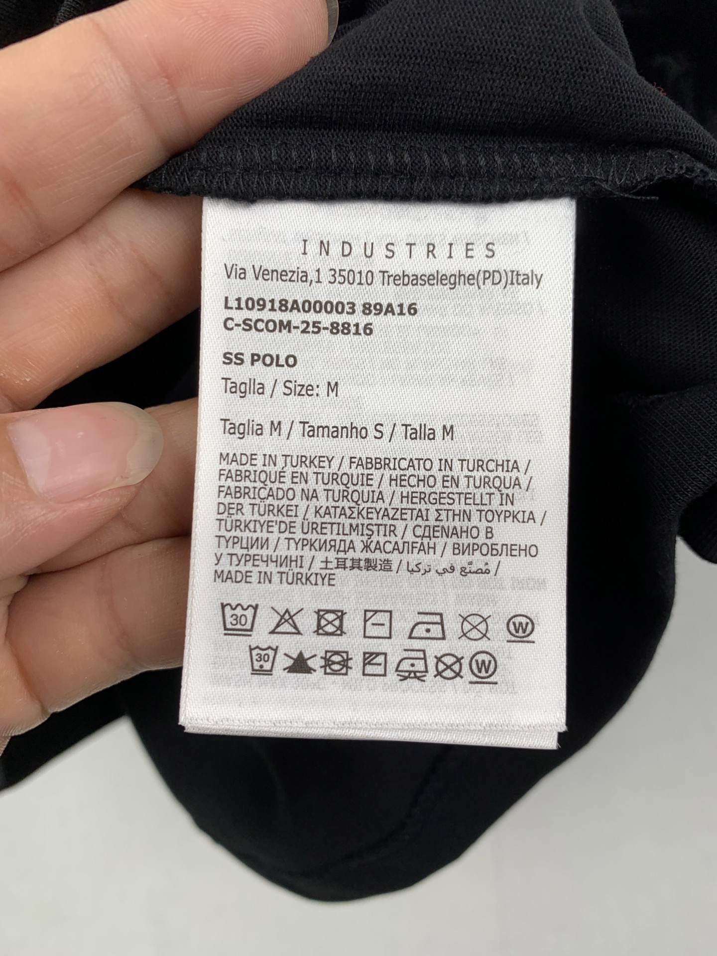Moncler MONCLER/蒙口 徽标毛织领刺绣标识短袖T恤