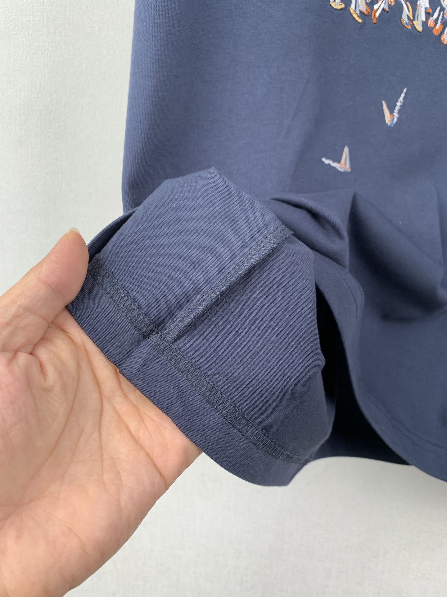Louis Vuitton LOUIS VUITTON 路易 LV 25SS刺绣帆船棉质短袖T恤