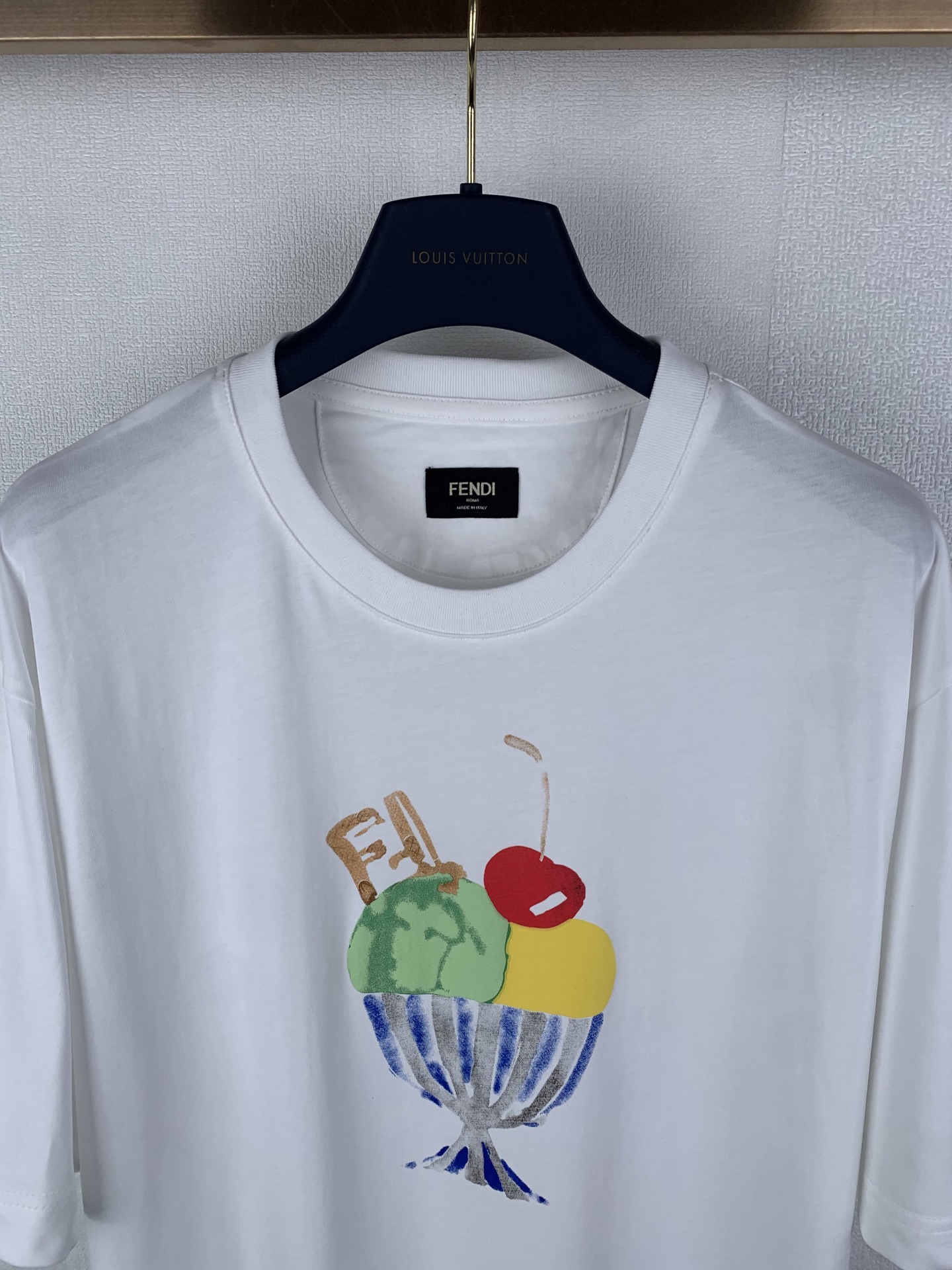 Fendi FENDI/芬迪 夏日冰淇淋发泡印花短袖T恤