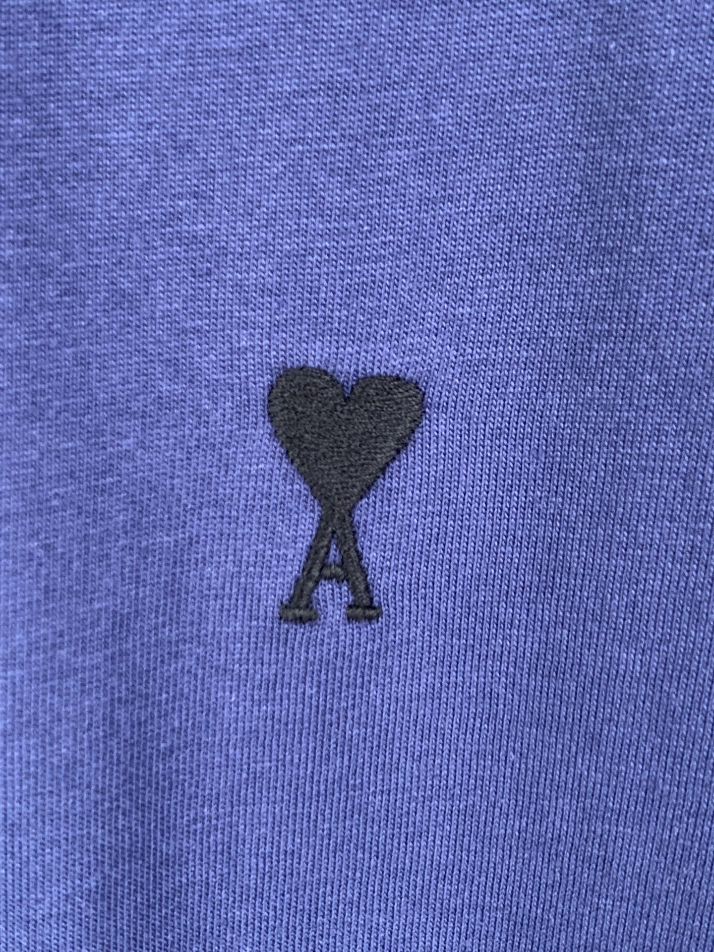 Ami Paris Ami Paris 标识刺绣短袖T恤