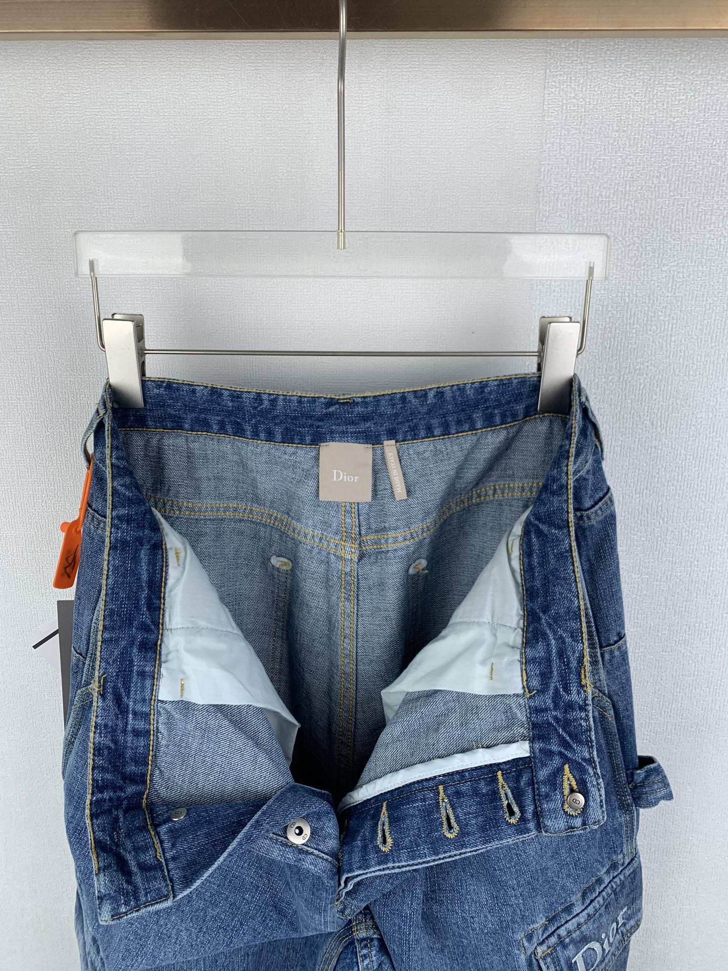 Dior Dior/迪奥 口袋刺绣工装牛仔裤长裤