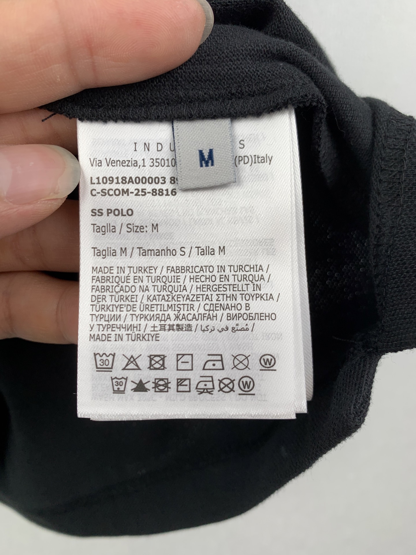 Moncler MONCLER 蒙口大徽标字母刺绣短袖POLO衫