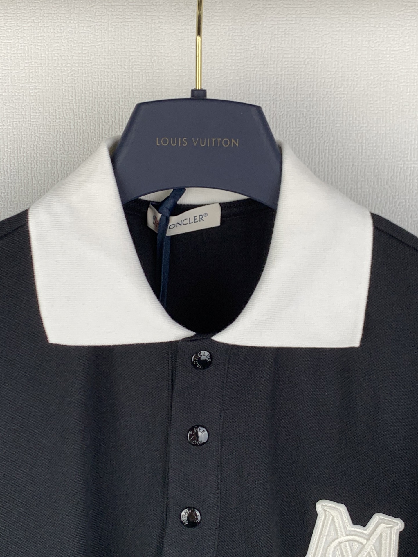 Moncler MONCLER 蒙口大徽标字母刺绣短袖POLO衫