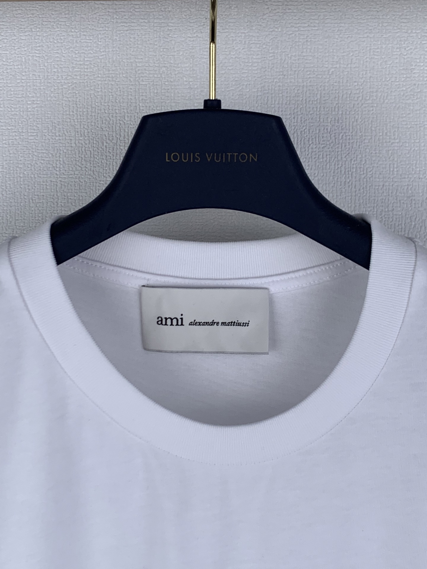 Ami Paris Ami Paris 26SS便签标识刺绣ADC箱型短袖T恤
