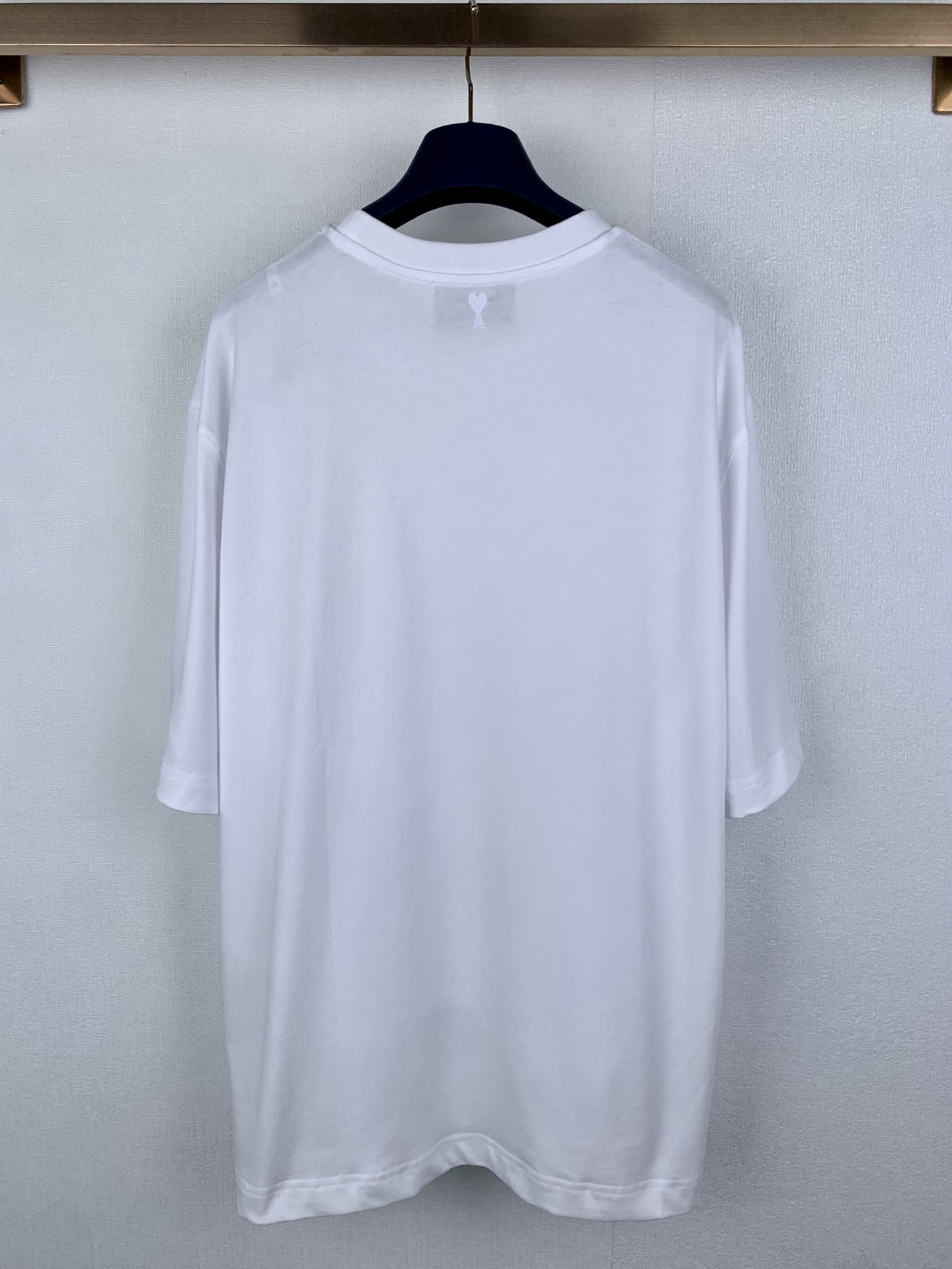 Ami Paris Ami Paris 26SS便签标识刺绣ADC箱型短袖T恤