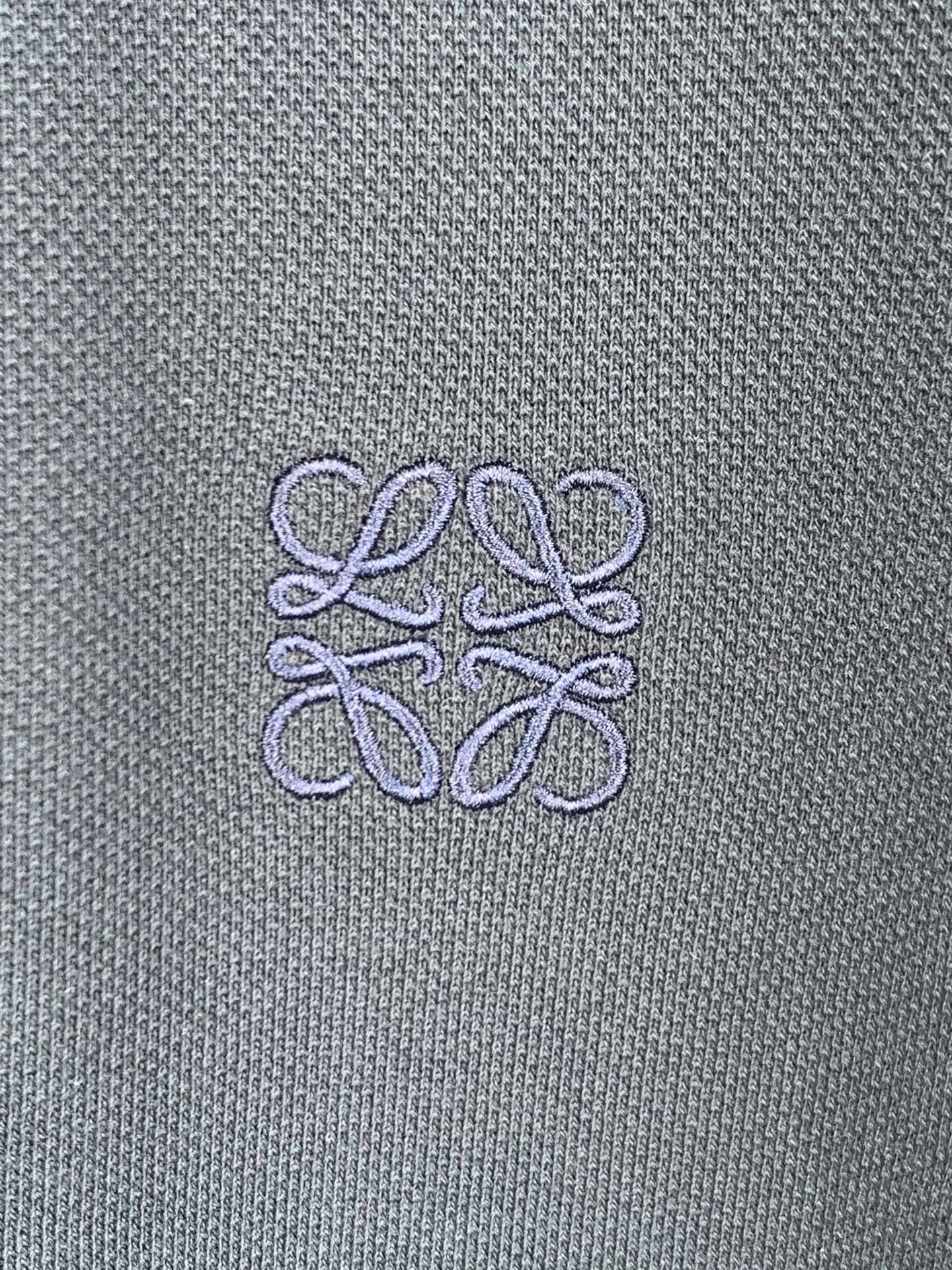 Loewe LOEWE 罗意威 26SS棉质刺绣徽标纽扣Polo衫