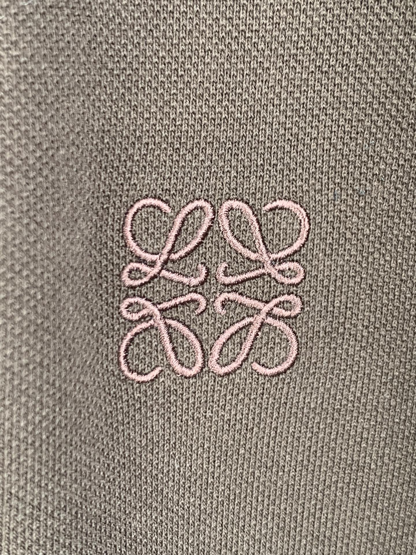 Loewe LOEWE 罗意威 26SS棉质刺绣徽标纽扣Polo衫