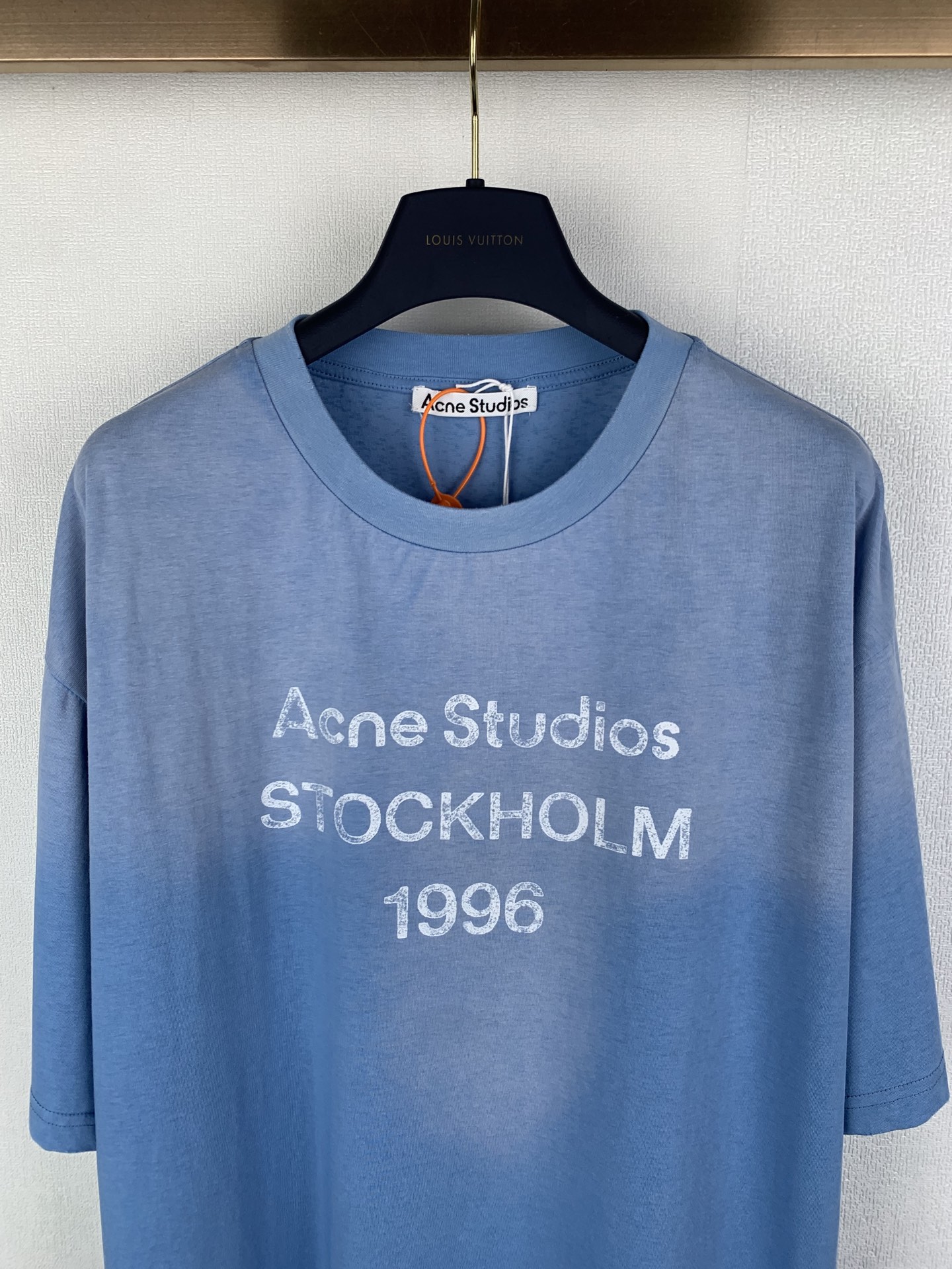 Acne Studios ACNE Studios 喷绘做旧徽标印花短袖T恤
