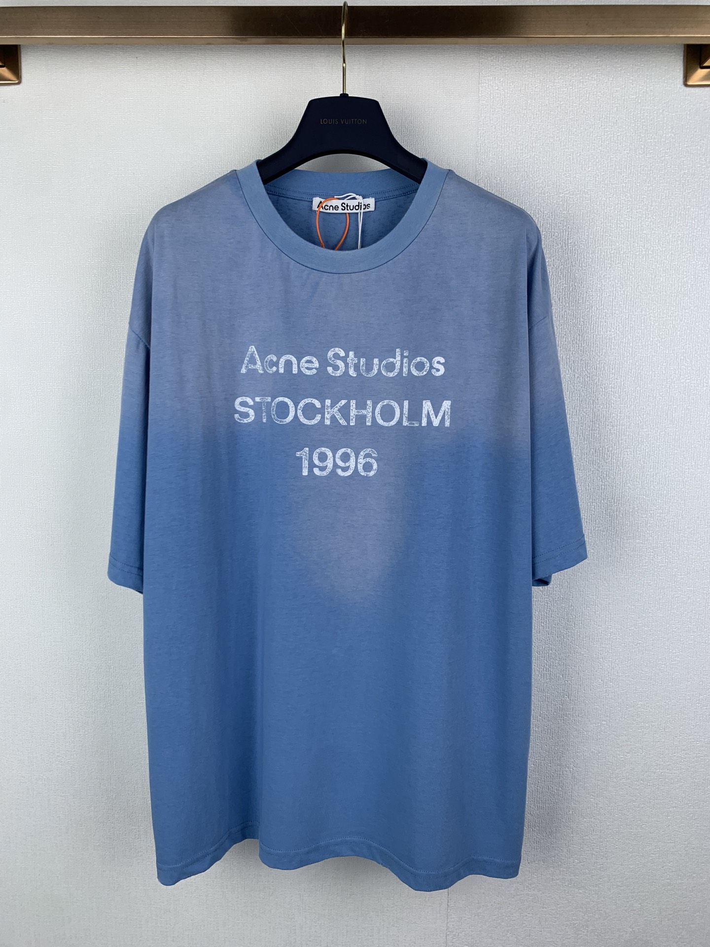 Acne Studios ACNE Studios 喷绘做旧徽标印花短袖T恤