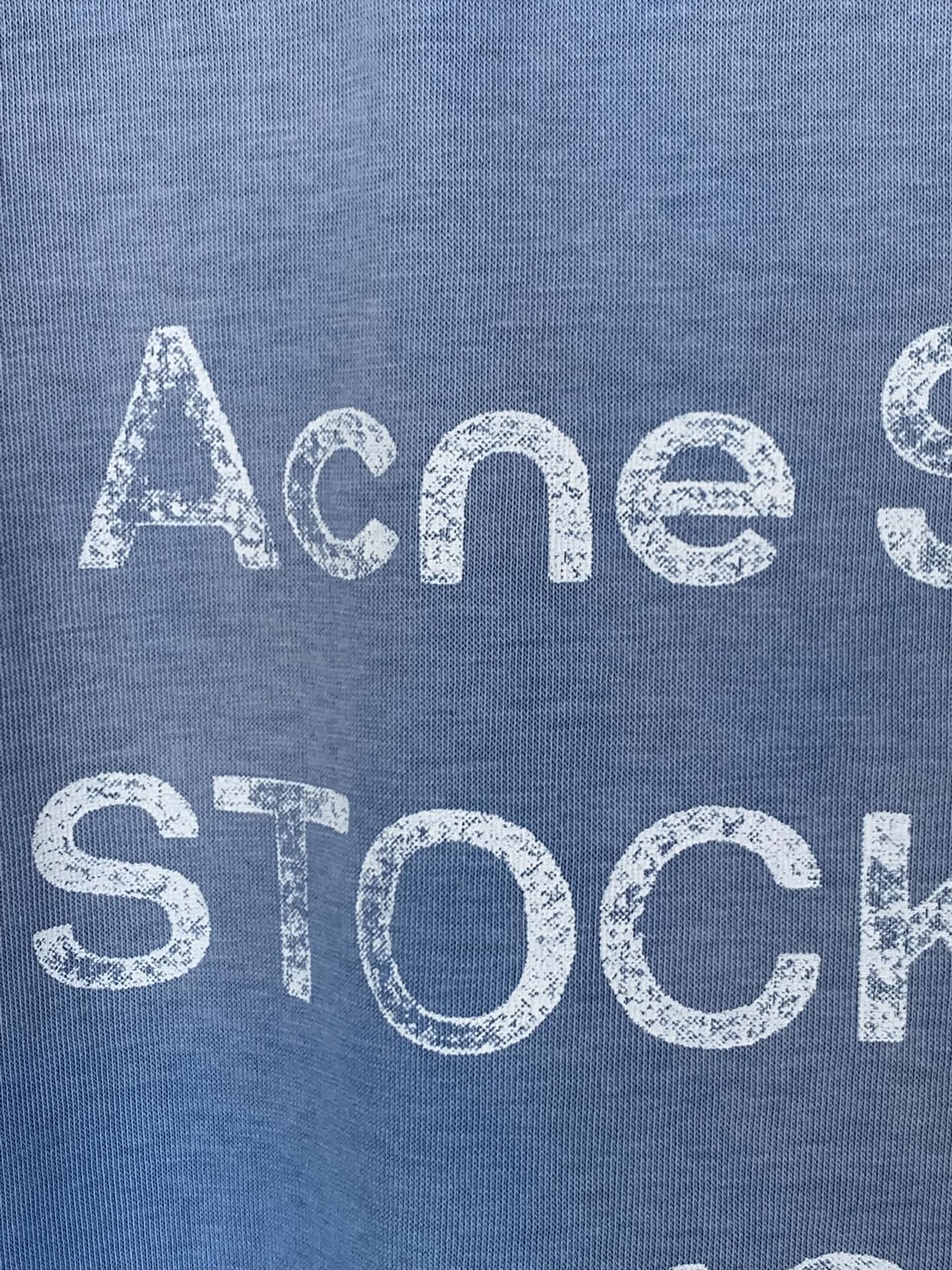 Acne Studios ACNE Studios 喷绘做旧徽标印花短袖T恤