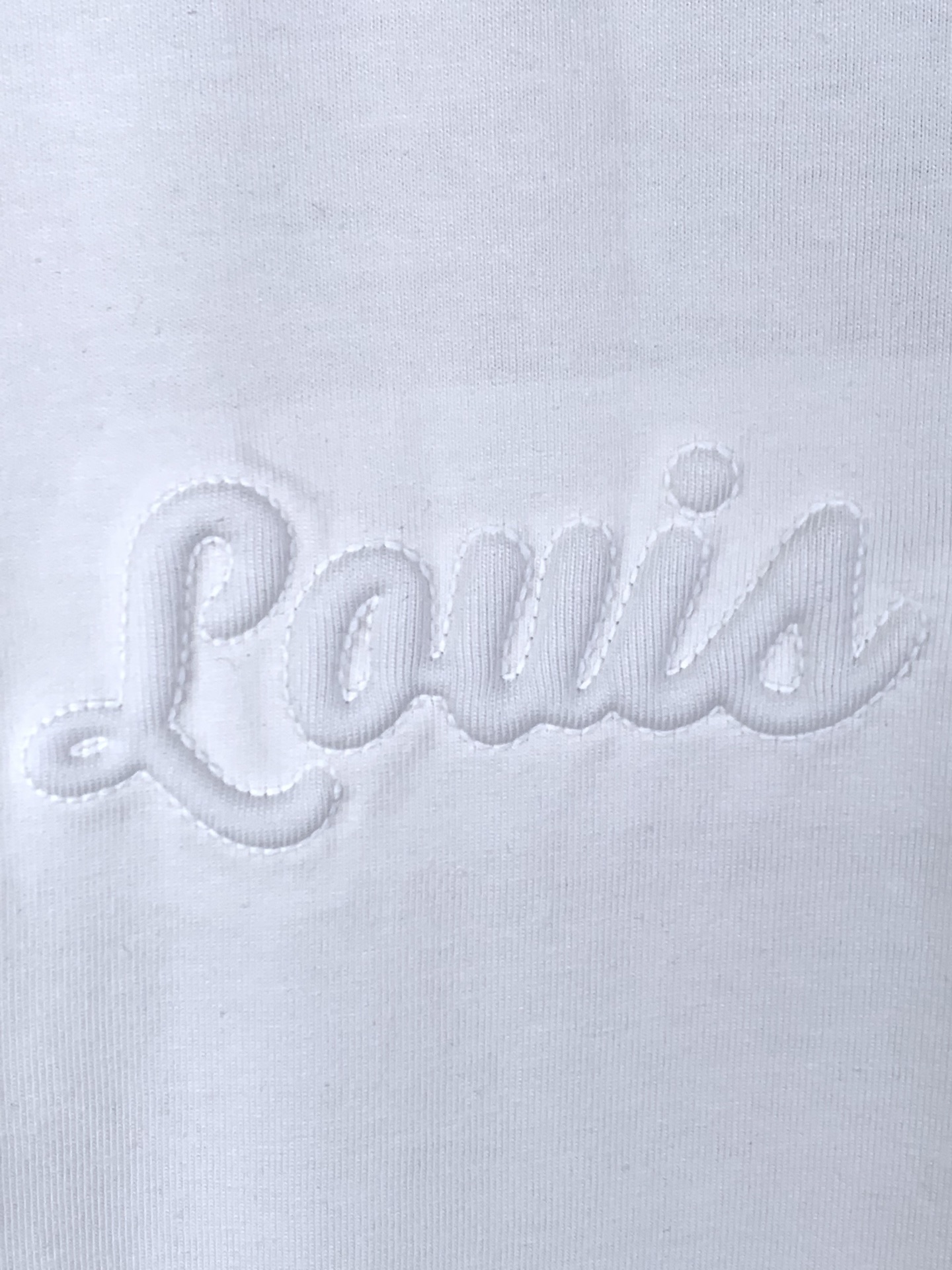 Louis Vuitton LOUIS VUITTON 路易 LV 标识刺绣短袖T恤