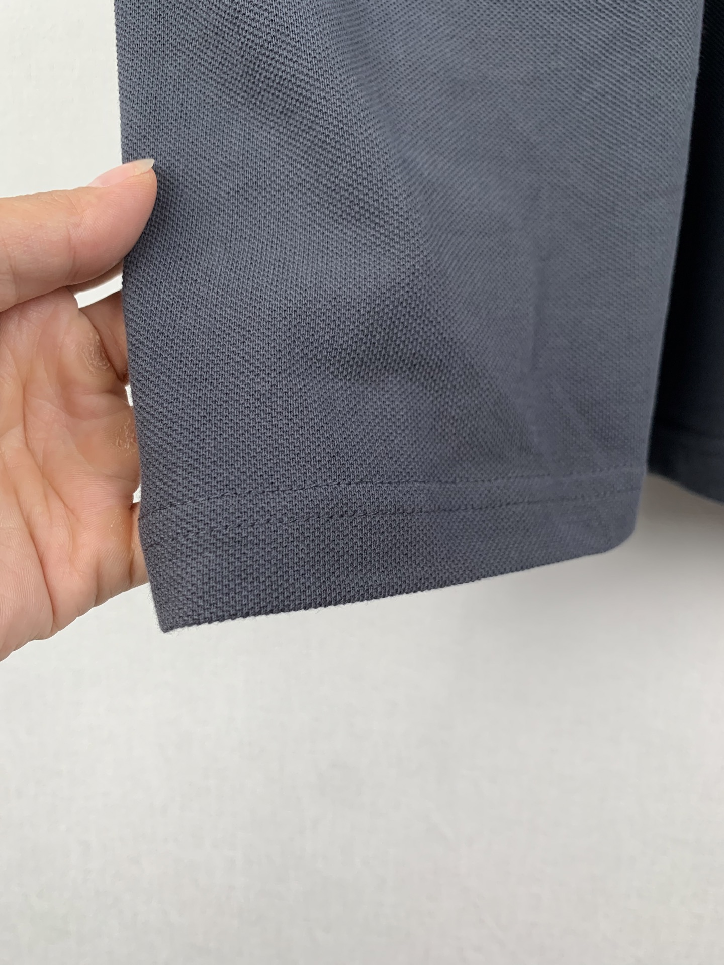 Moncler MONCLER蒙口 标识印花短袖Polo衫 灰色