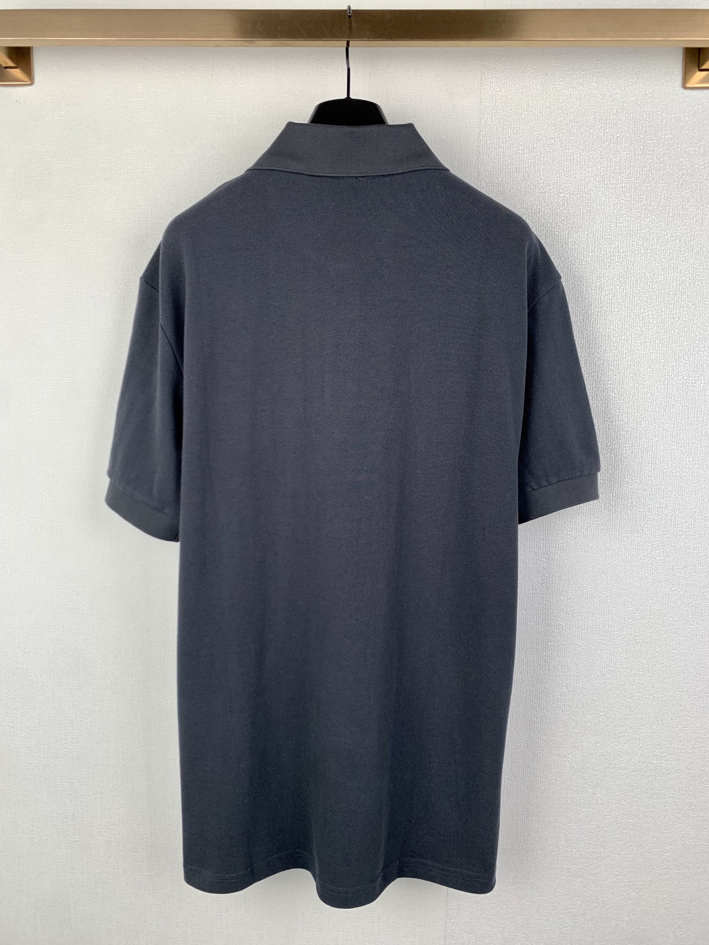 Moncler MONCLER蒙口 标识印花短袖Polo衫 灰色