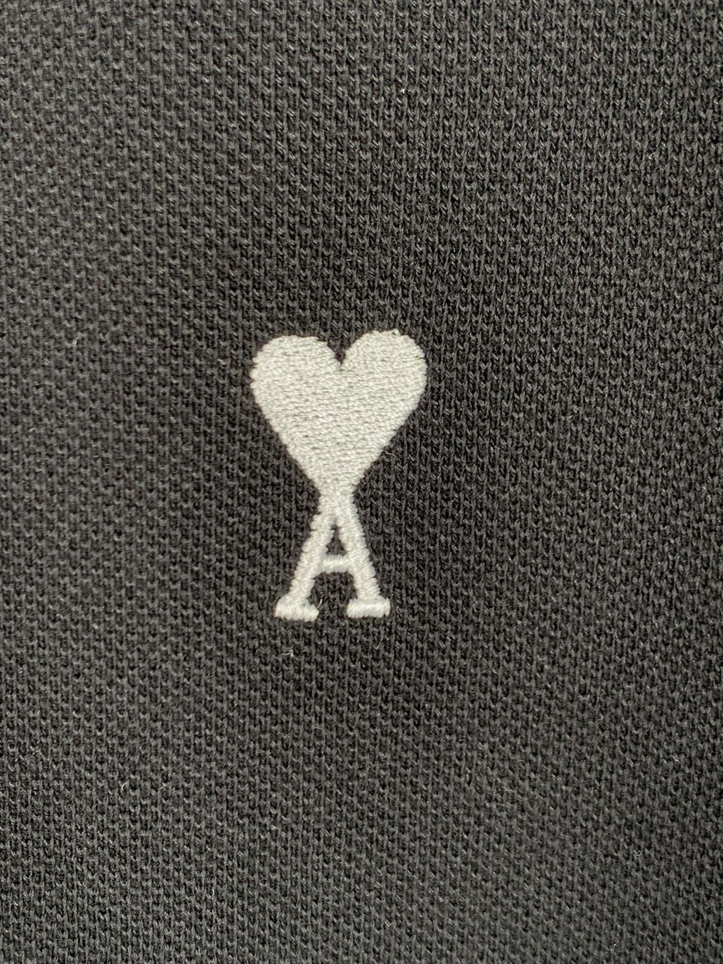 Ami Paris AMI Paris 标识刺绣短袖Polo衫