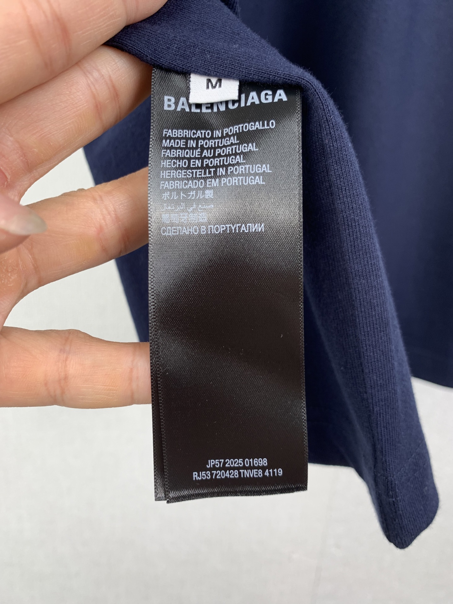 Balenciaga BALENCIAGA 巴黎世家联名阿迪镜反刺绣双面短袖T恤