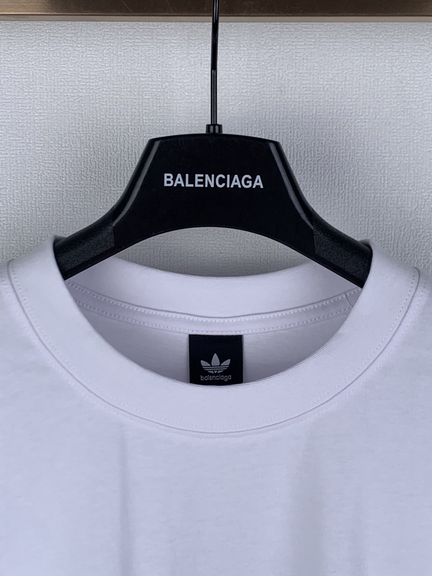 Balenciaga BALENCIAGA 巴黎世家联名阿迪镜反刺绣双面短袖T恤
