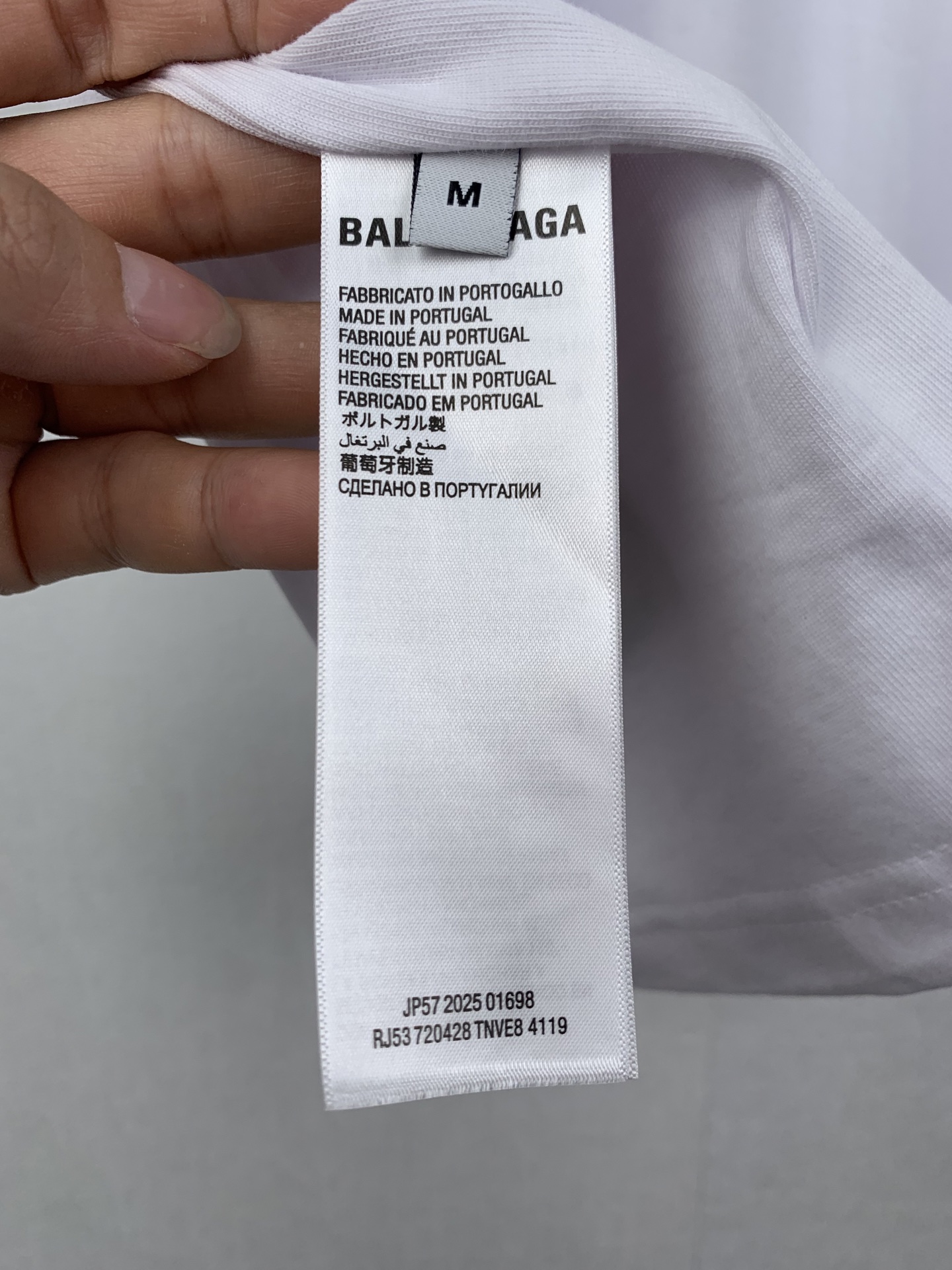 Balenciaga BALENCIAGA 巴黎世家联名阿迪镜反刺绣双面短袖T恤