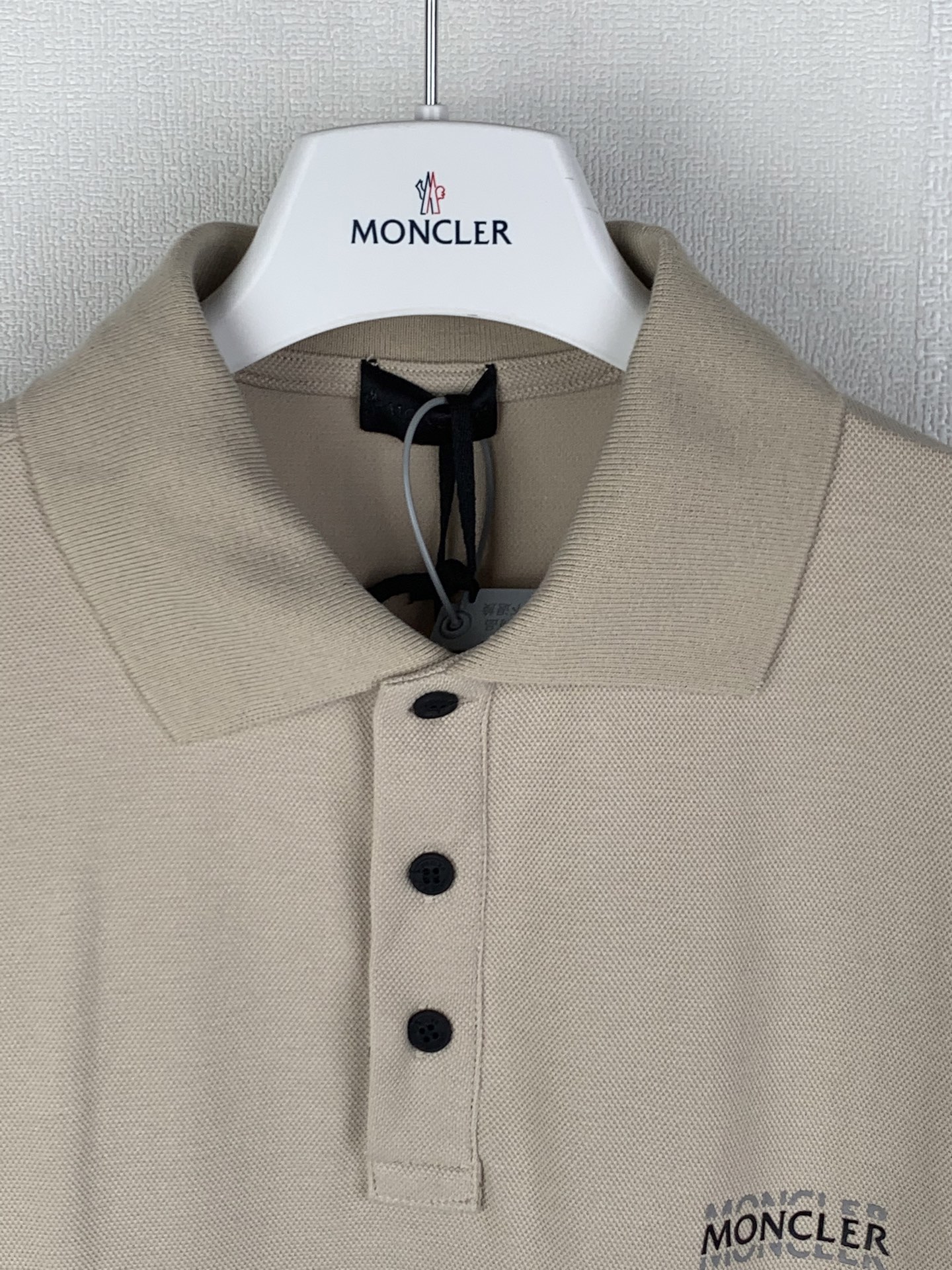 Moncler MONCLER/蒙口 26SS棉质徽标字母三粒扣Polo衫
