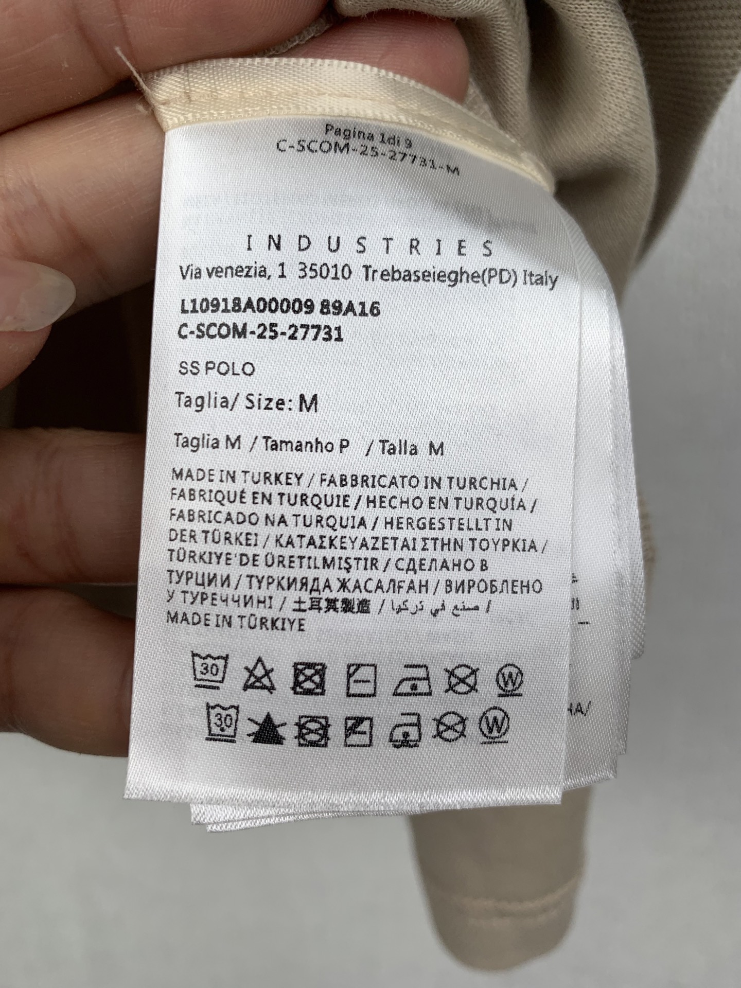 Moncler MONCLER/蒙口 26SS棉质徽标字母三粒扣Polo衫