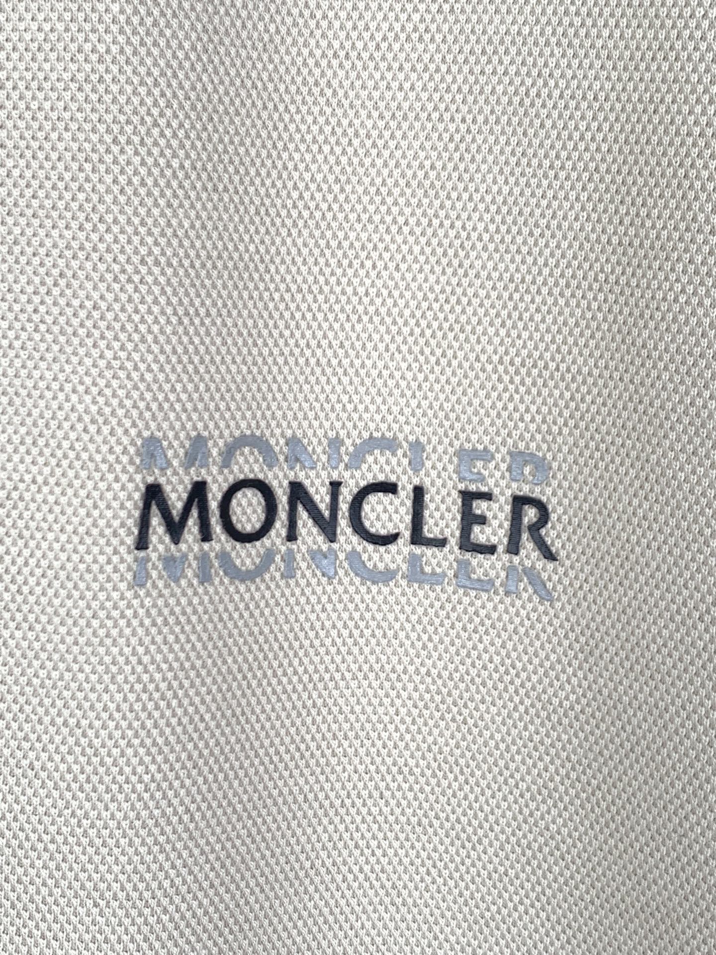 Moncler MONCLER/蒙口 26SS棉质徽标字母三粒扣Polo衫