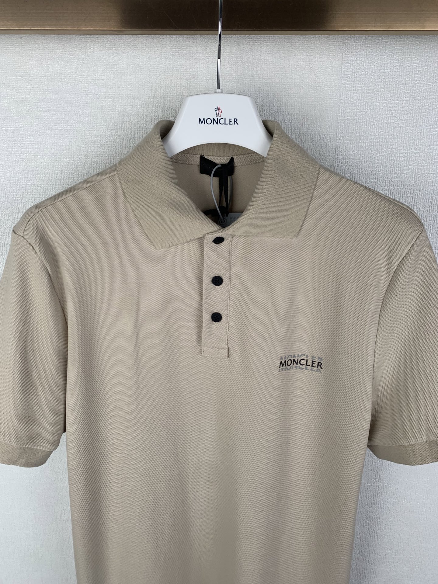 Moncler MONCLER/蒙口 26SS棉质徽标字母三粒扣Polo衫