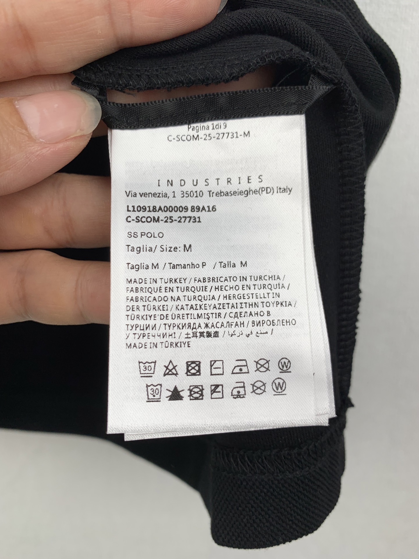 Moncler MONCLER/蒙口 26SS棉质徽标字母三粒扣Polo衫