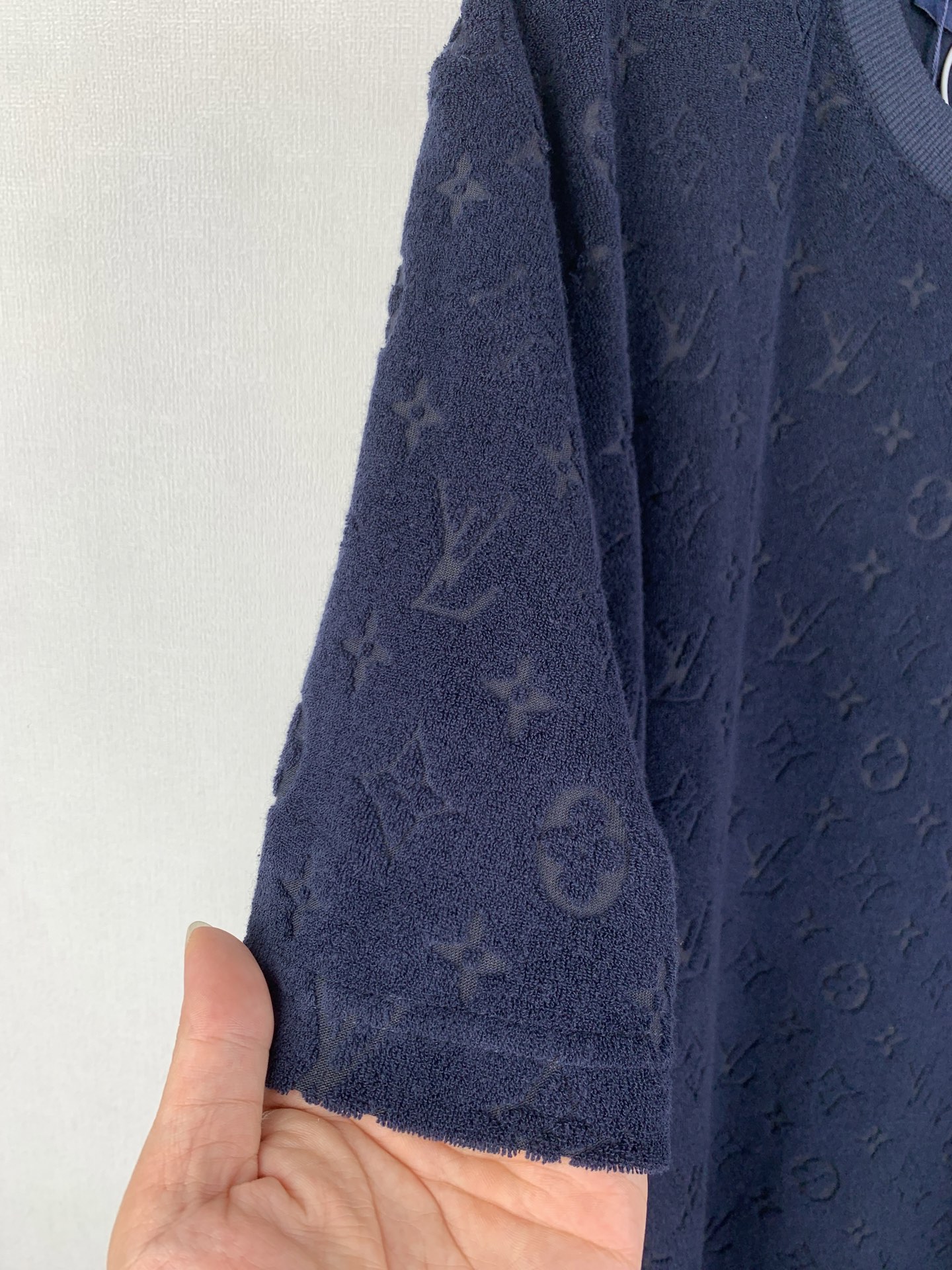 Louis Vuitton LOUIS VUITTON 路易 LV 25SS MONOGRAM毛圈布短袖T恤