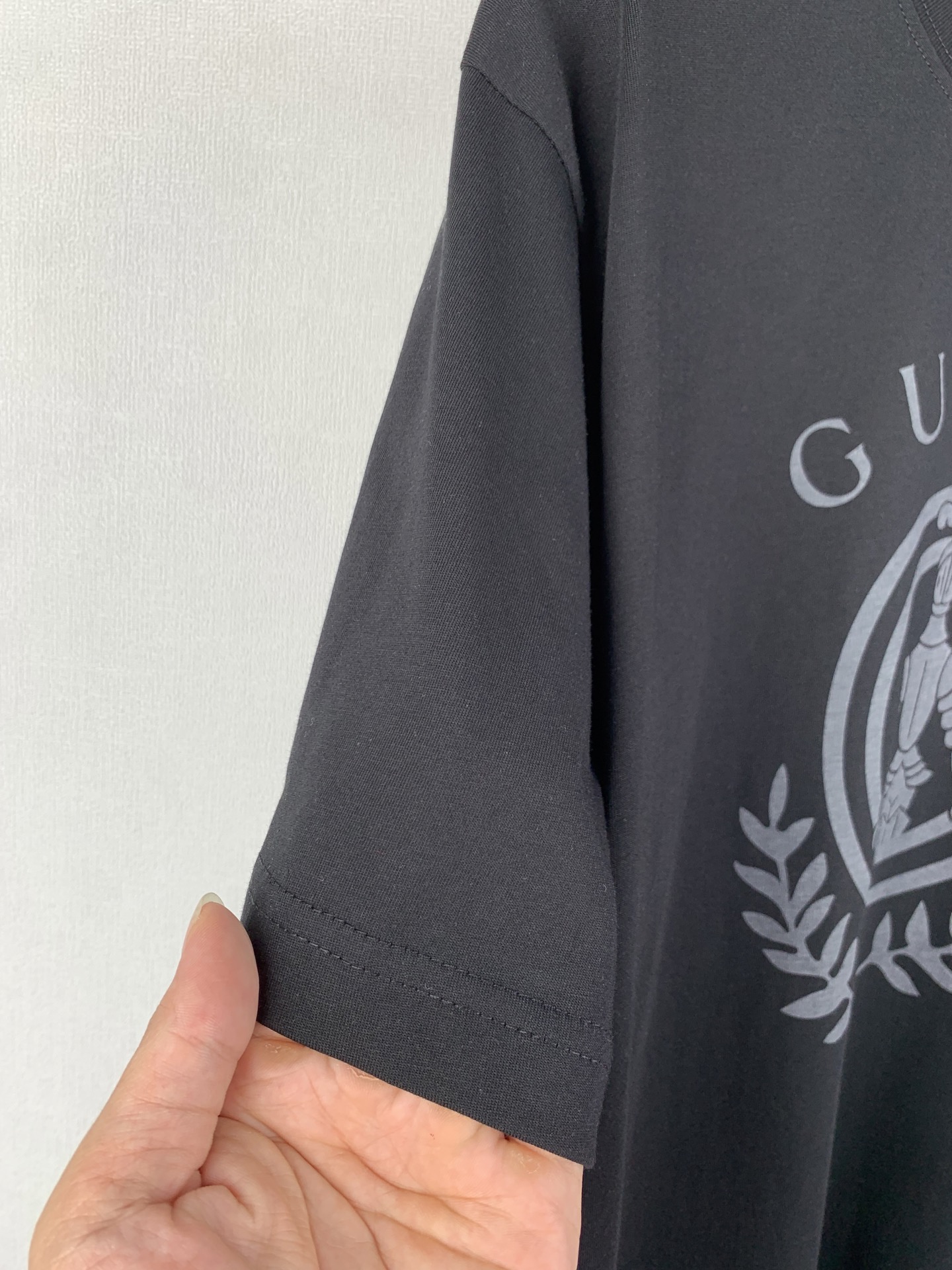 Gucci GUCCI/古驰 logo饰印花针织棉短袖T恤