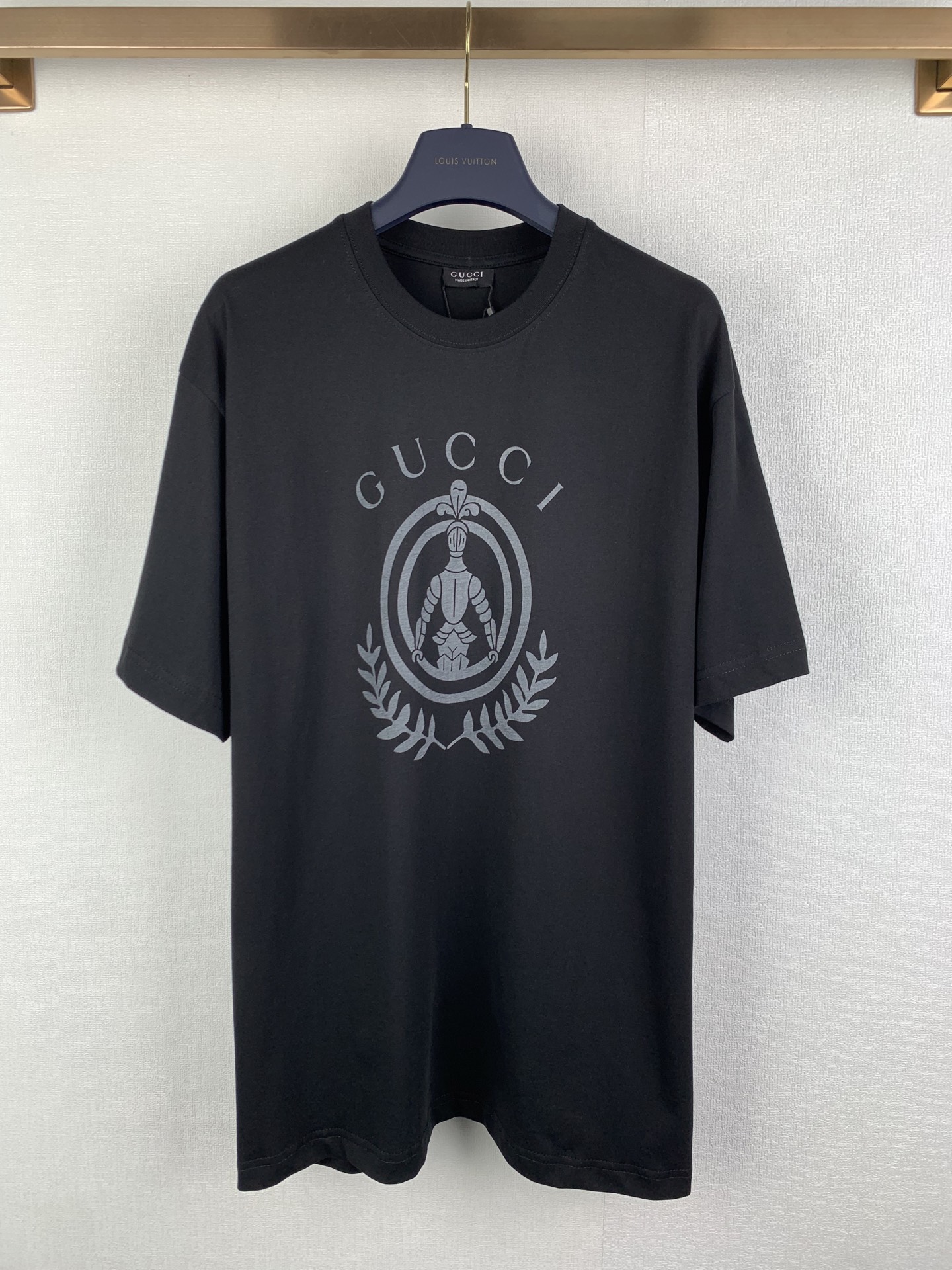 Gucci GUCCI/古驰 logo饰印花针织棉短袖T恤