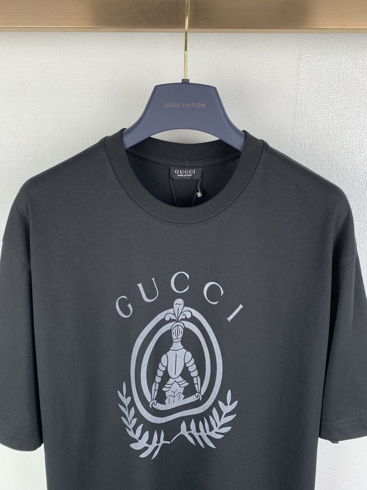 Gucci GUCCI/古驰 logo饰印花针织棉短袖T恤