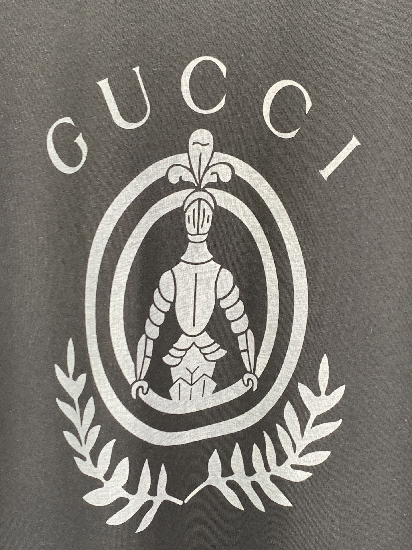 Gucci GUCCI/古驰 logo饰印花针织棉短袖T恤