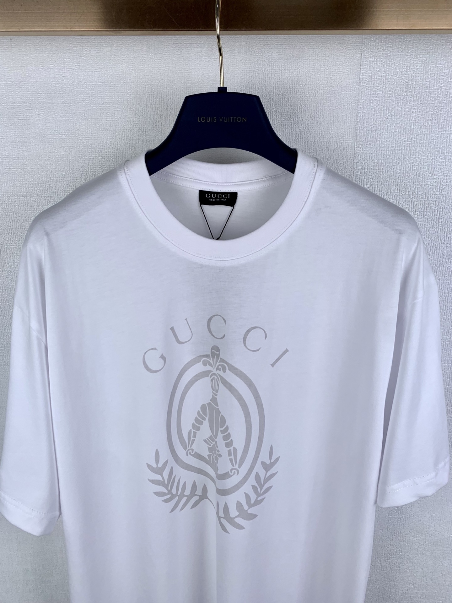 Gucci GUCCI/古驰 logo饰印花针织棉短袖T恤