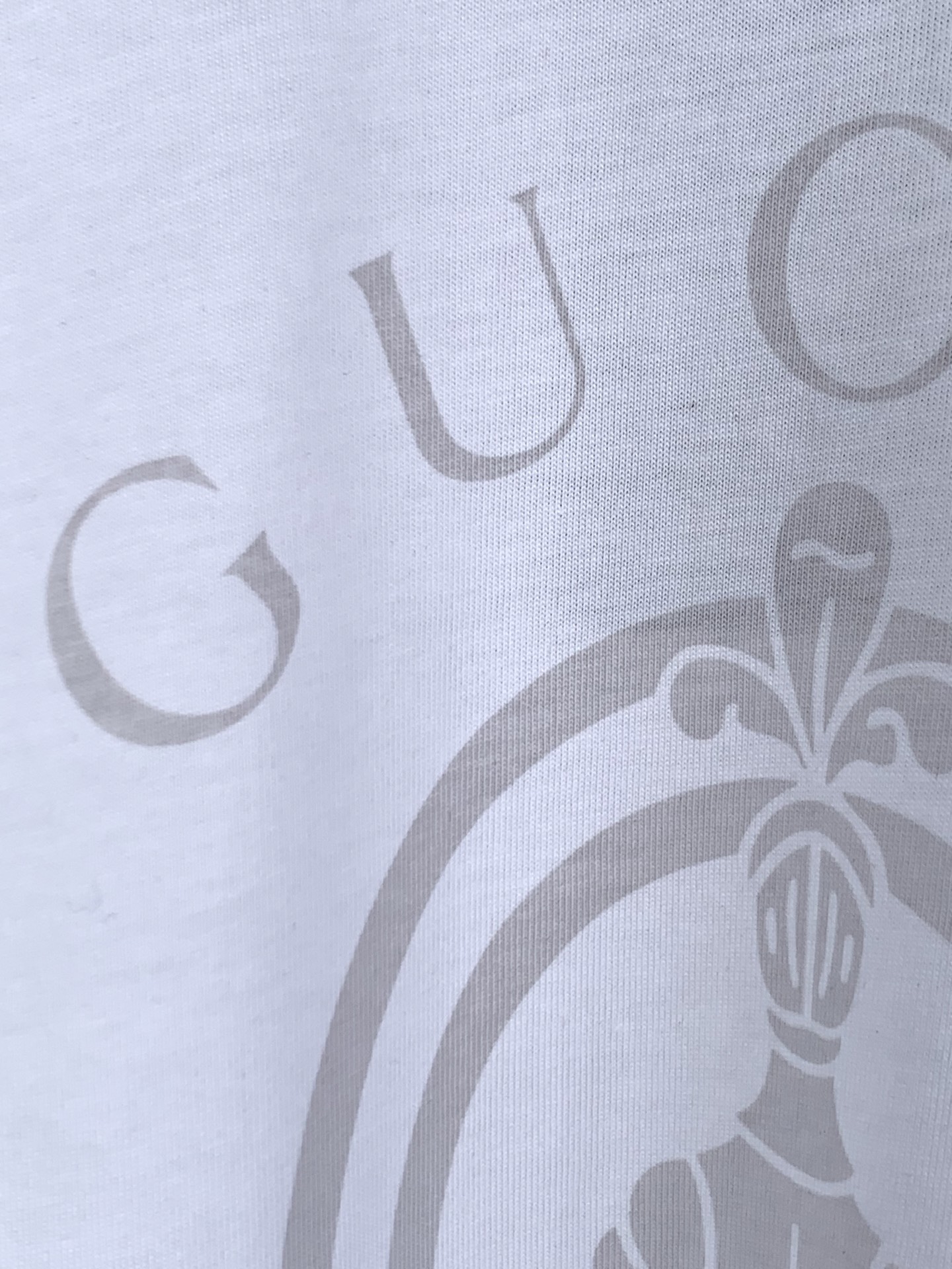 Gucci GUCCI/古驰 logo饰印花针织棉短袖T恤