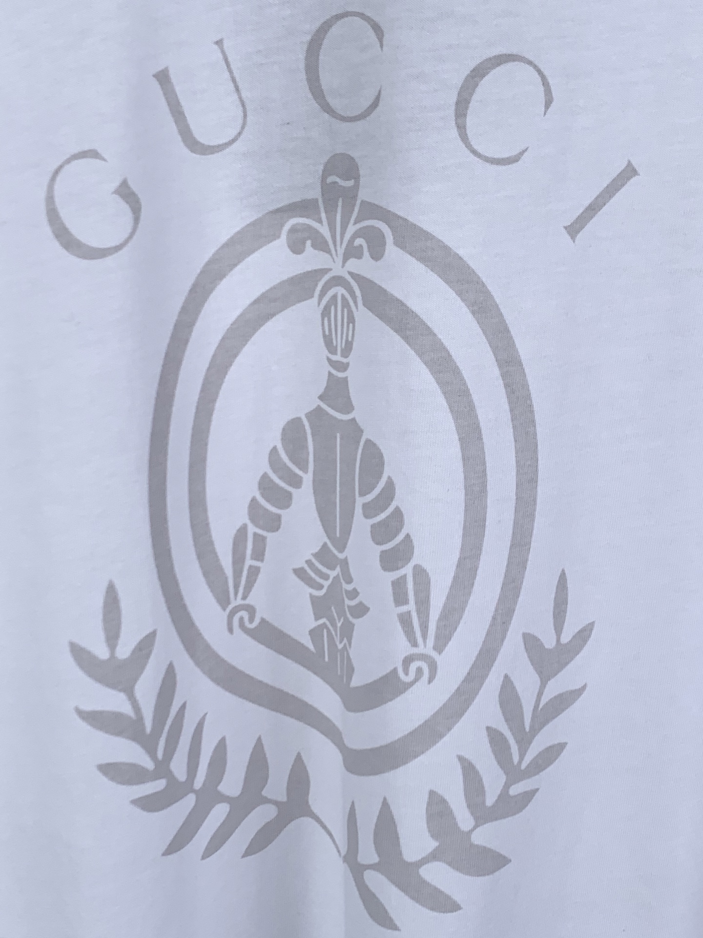 Gucci GUCCI/古驰 logo饰印花针织棉短袖T恤