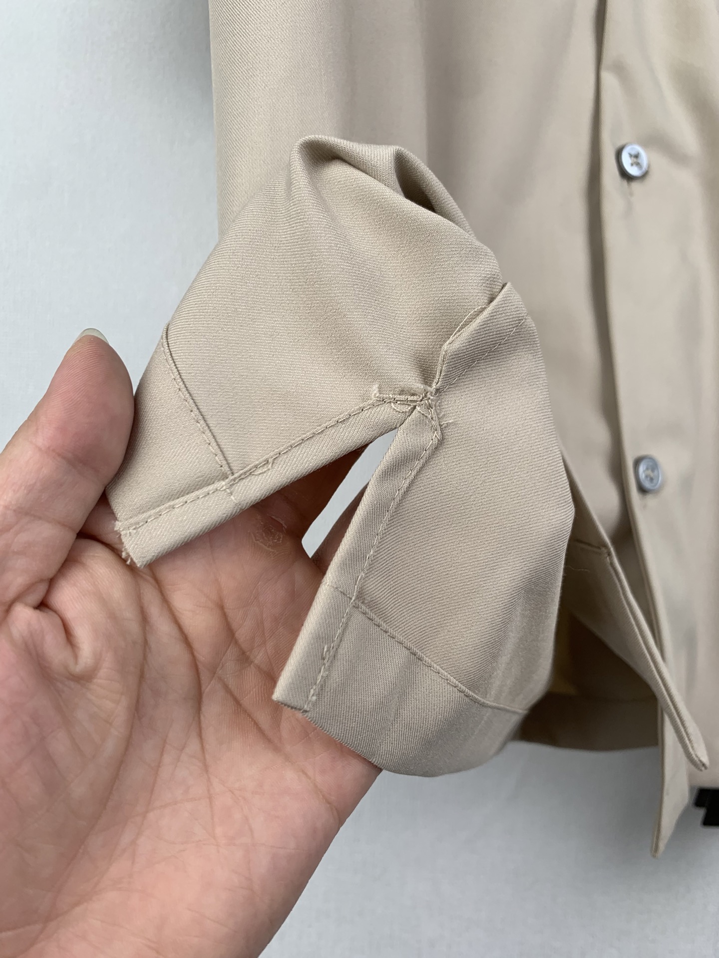 Louis Vuitton LOUIS VUITTON 路易 LV 26SS丝棉绒混纺开领标识衬衫