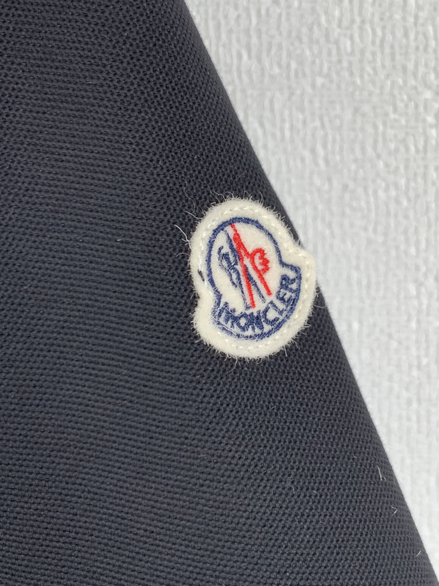 Moncler MONCLER/蒙口条纹字母标识短袖POLO衫