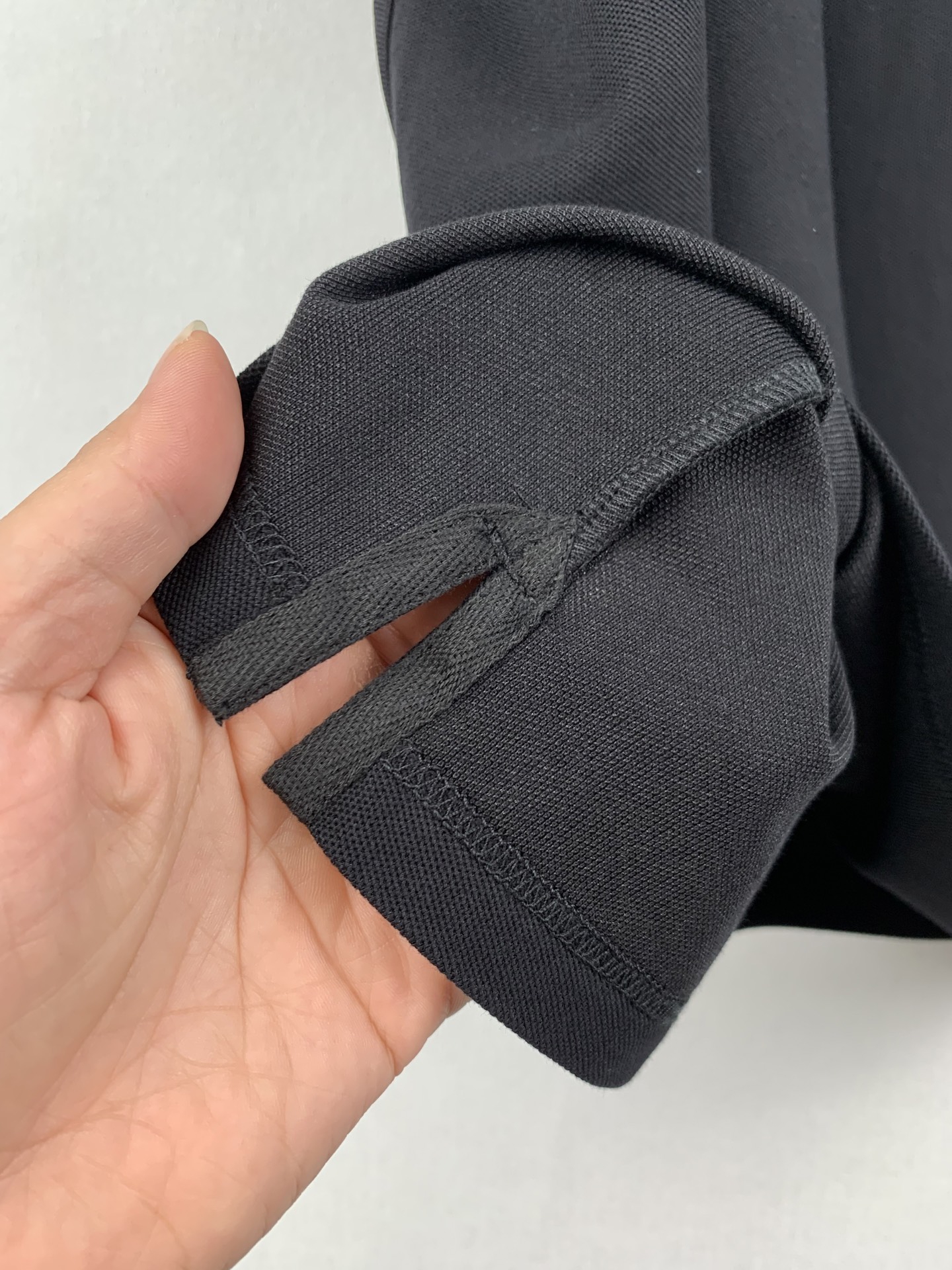 Moncler MONCLER/蒙口条纹字母标识短袖POLO衫