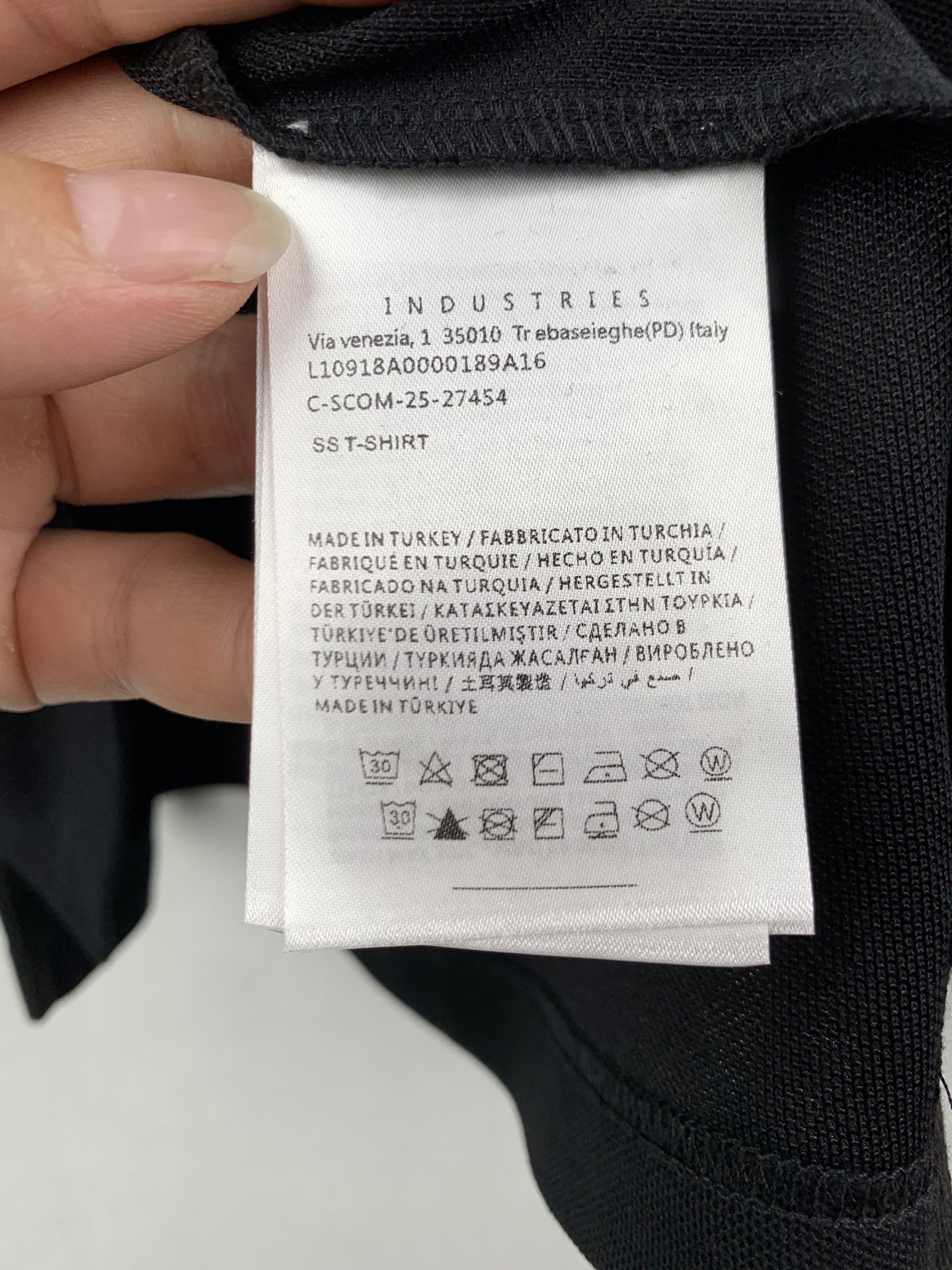 Moncler MONCLER/蒙口条纹字母标识短袖POLO衫