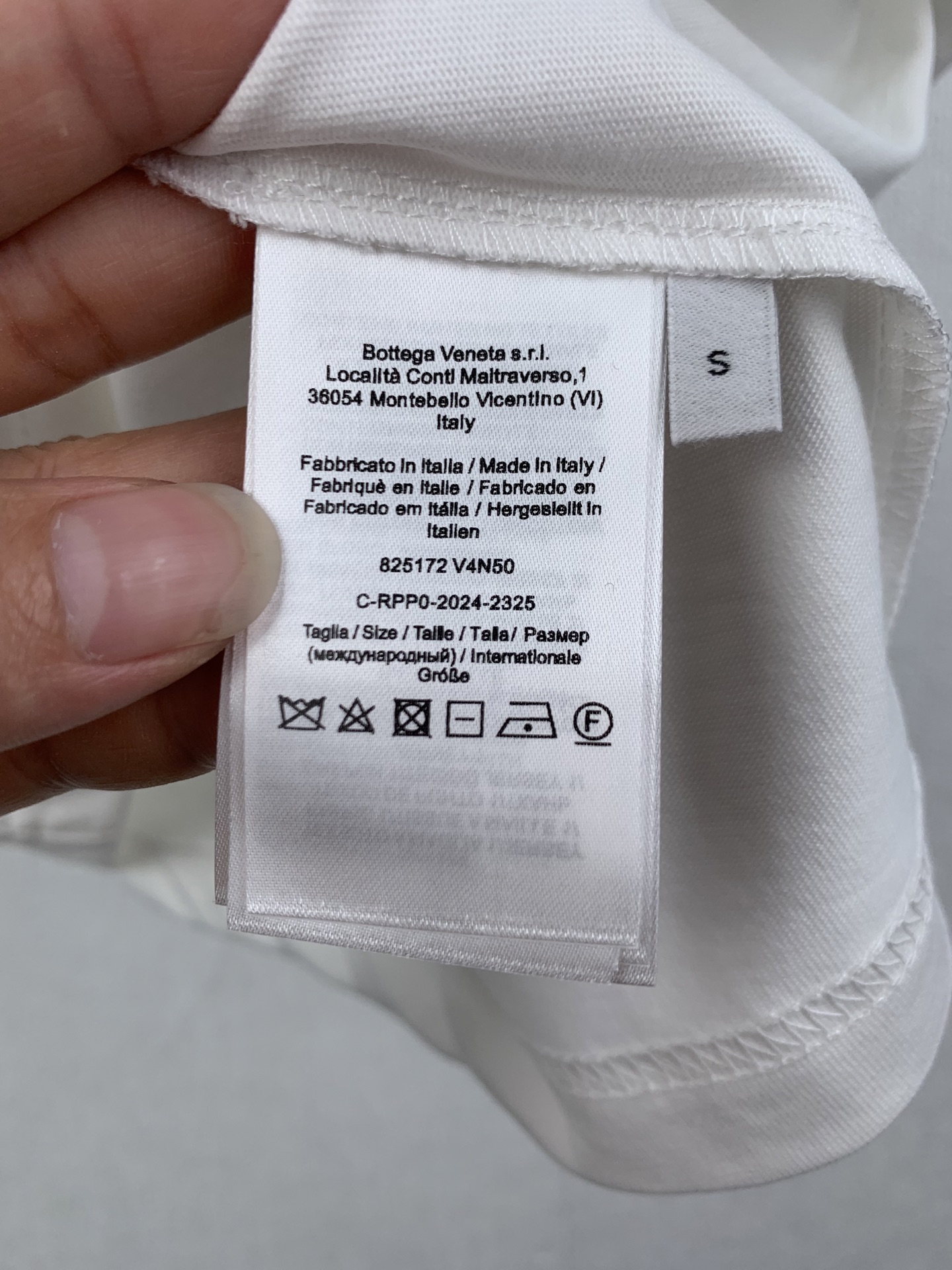 Bottega Veneta Bottega Veneta BV 葆蝶家 / 编织三角贴饰宽松版型T恤