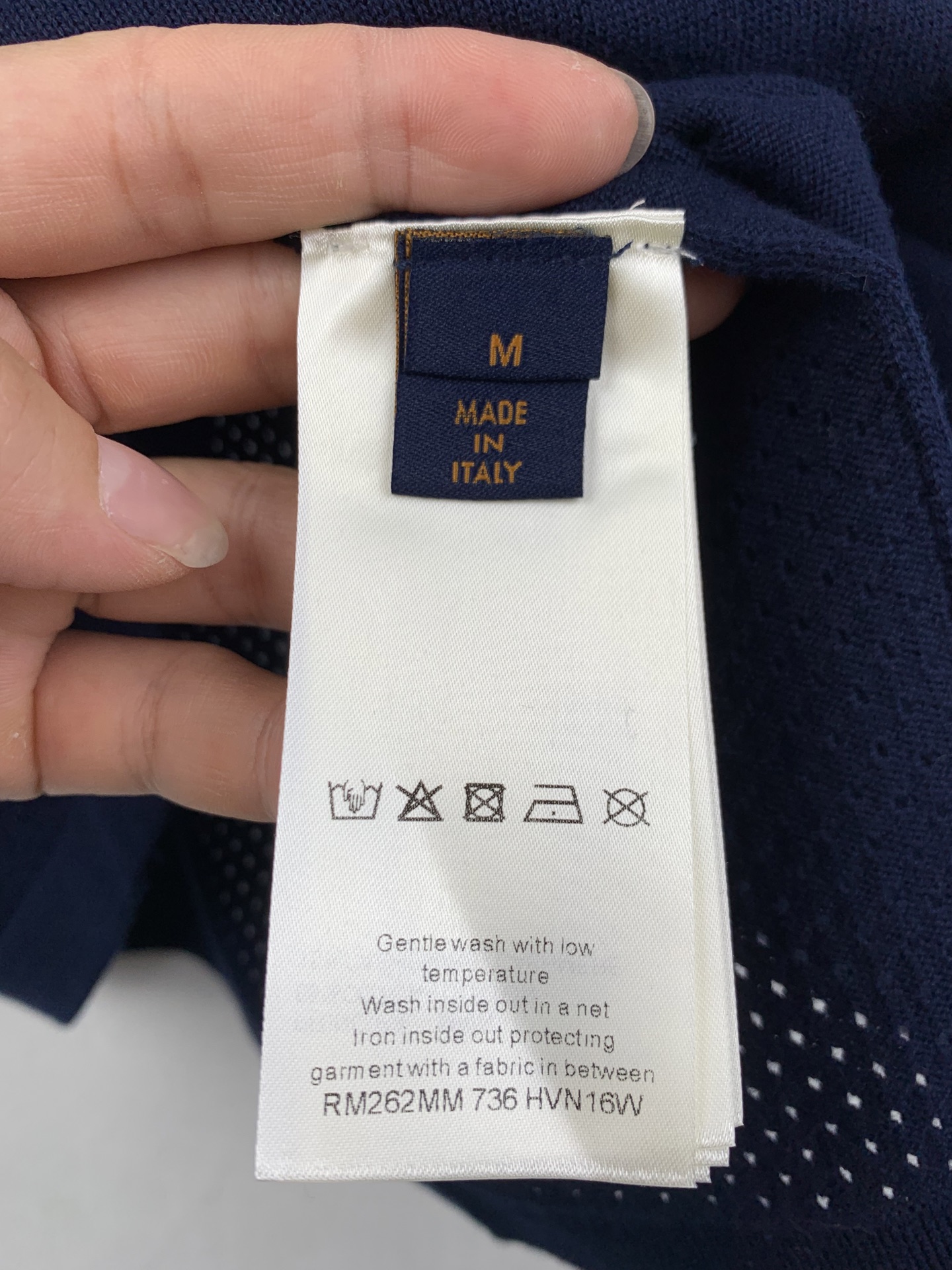 Louis Vuitton LOUIS VUITTON 路易 LV 26ss 镂空字母logo标识短袖针织衫