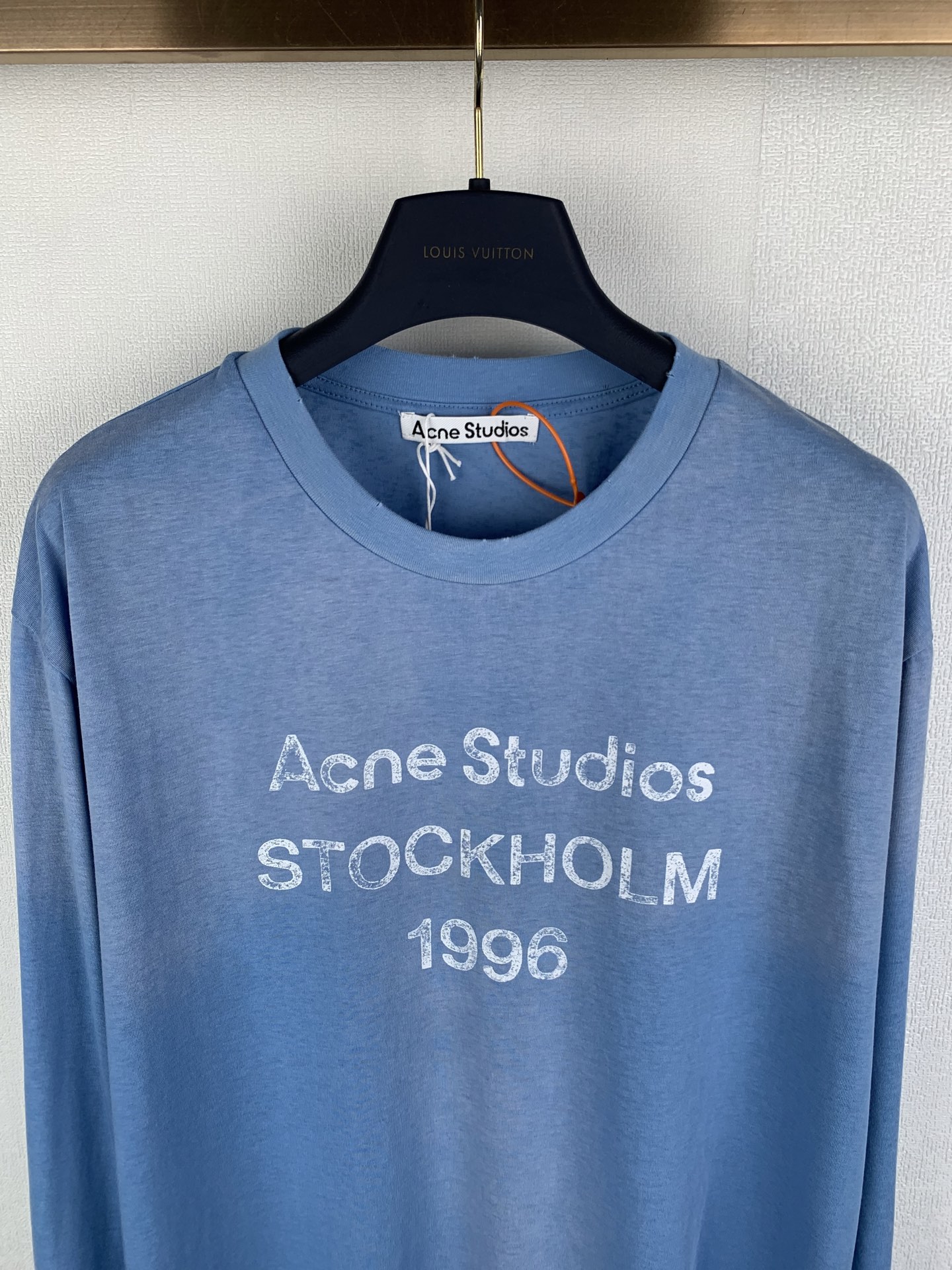 Acne Studios ACNE Studios 喷绘做旧印花徽标长袖T恤